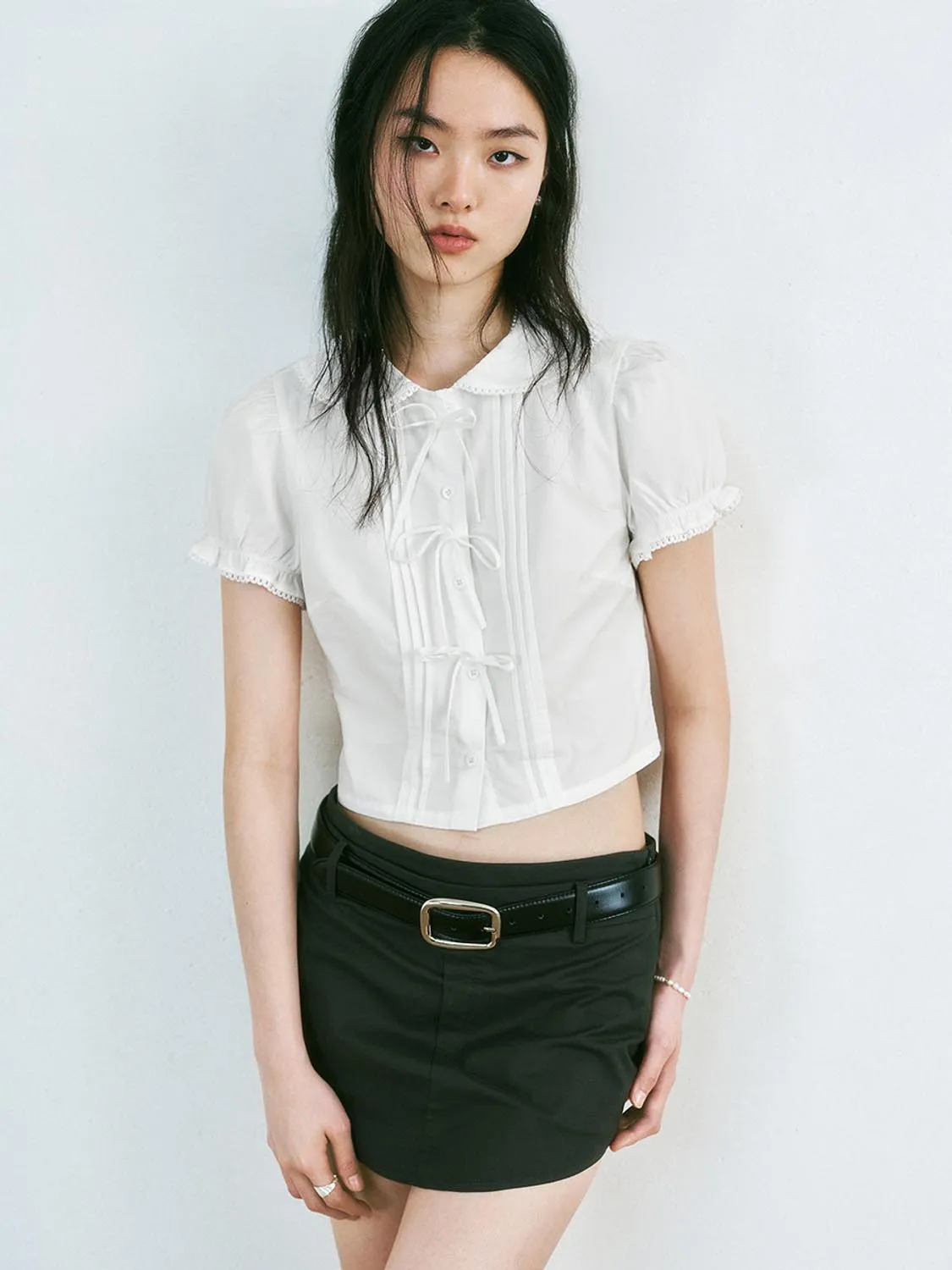 Peter Pan Collar Shirts sold by Urban Revivo product image thumbnail 3