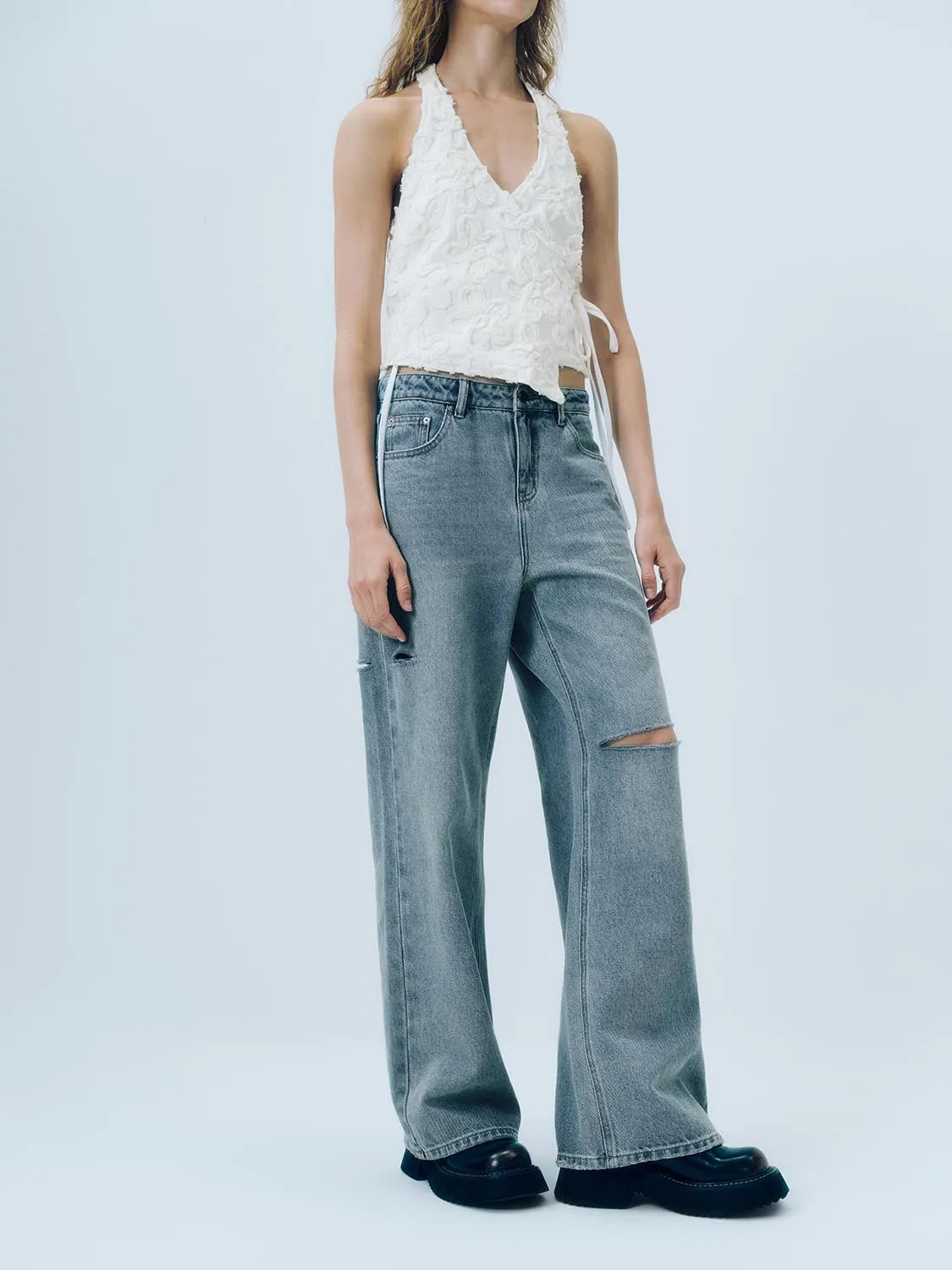 Denim Jeans sold by Urban Revivo product image thumbnail 4