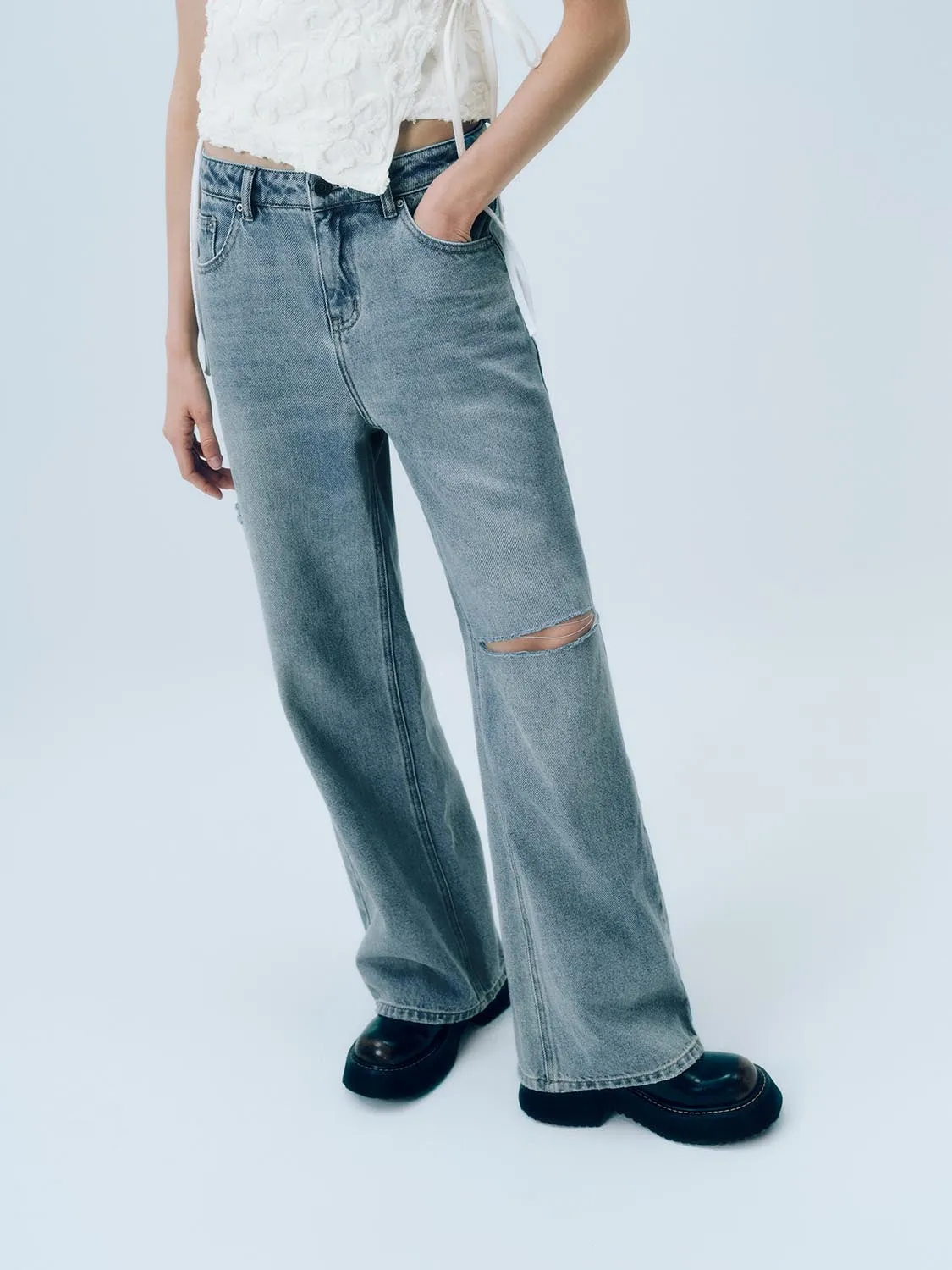 Denim Jeans sold by Urban Revivo product image thumbnail 2