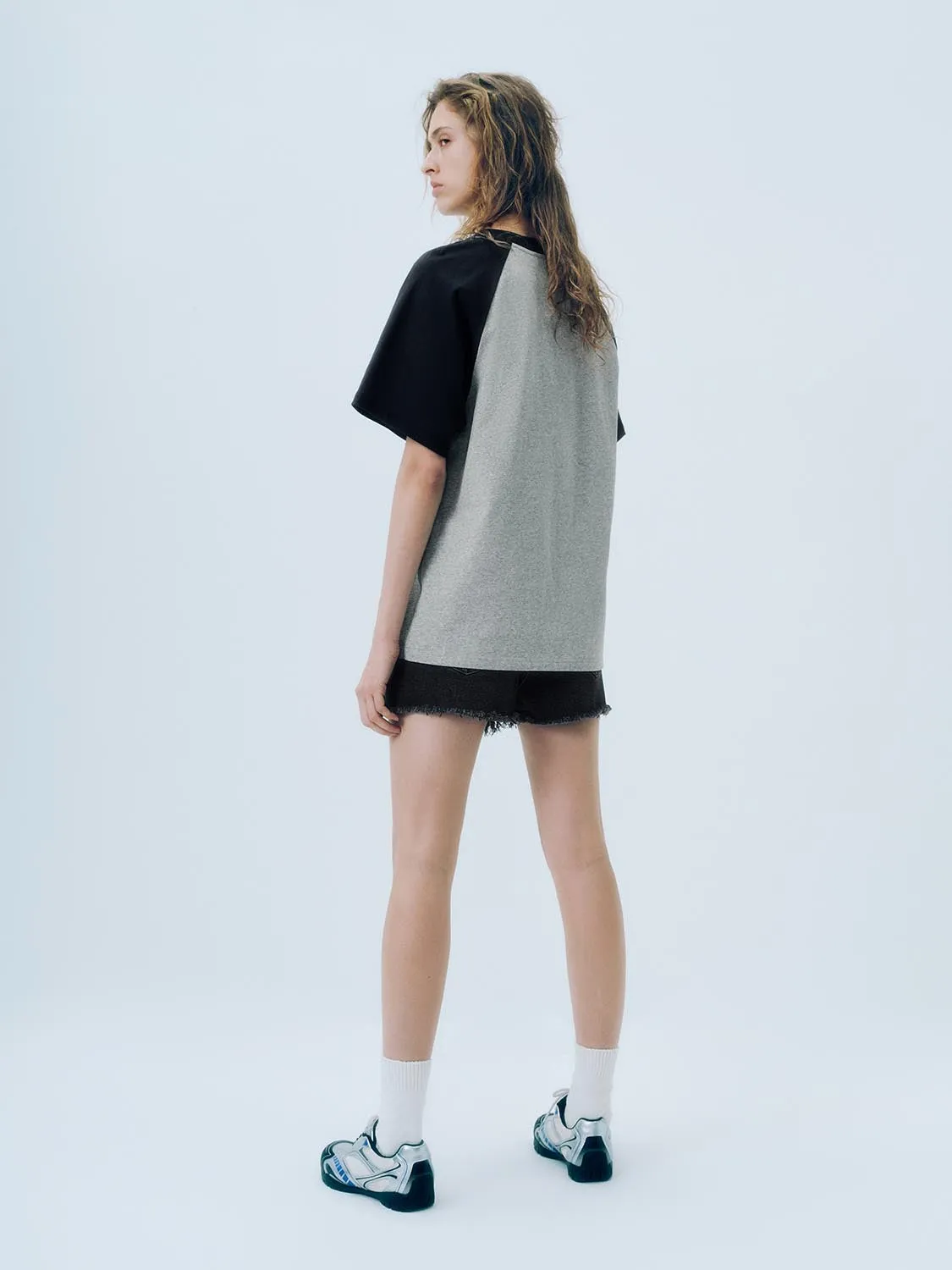 Raw Hem Denim Shorts sold by Urban Revivo product image thumbnail 5