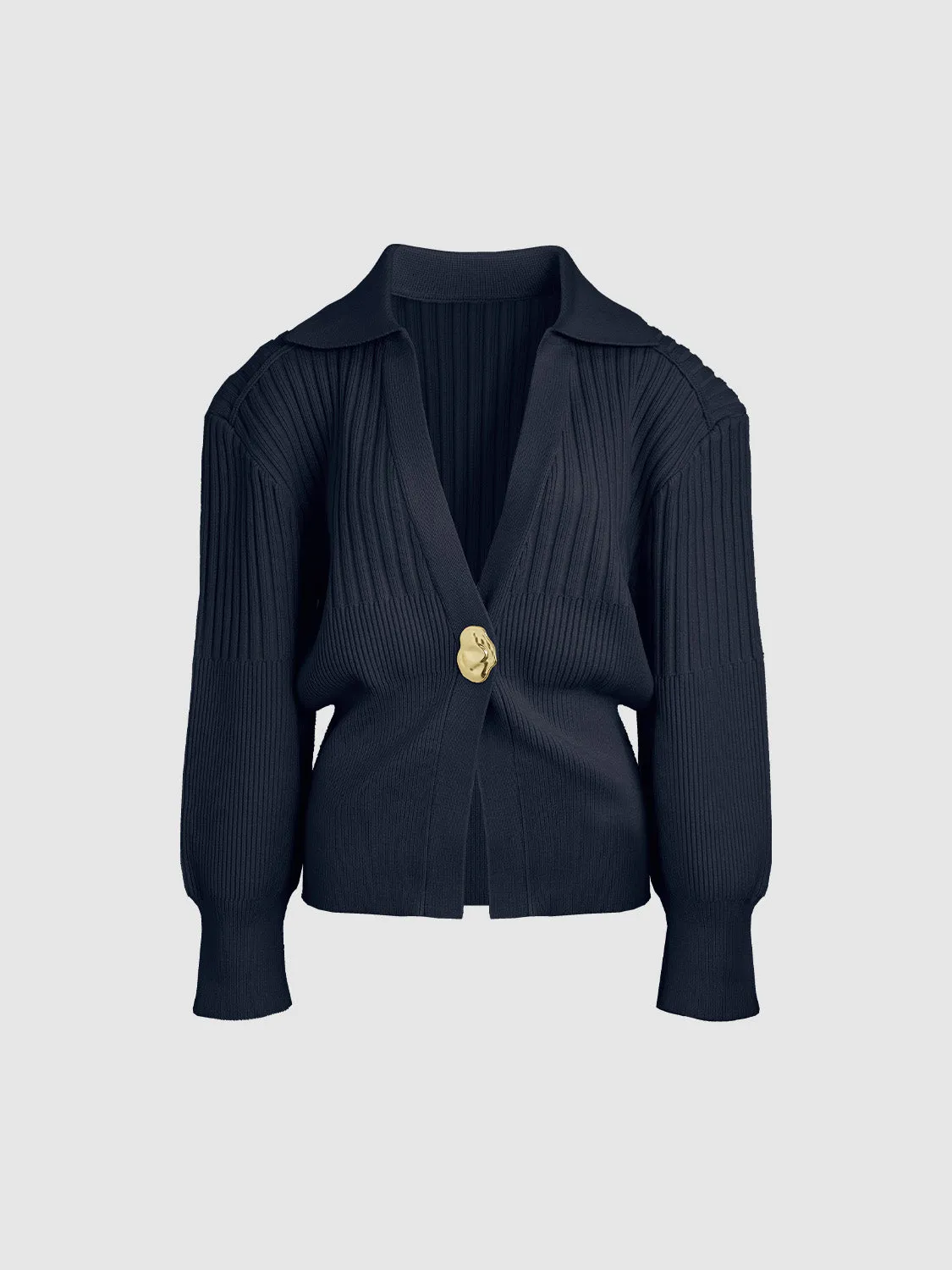 Lapel Knitted Cardigans sold by Urban Revivo product image thumbnail 3