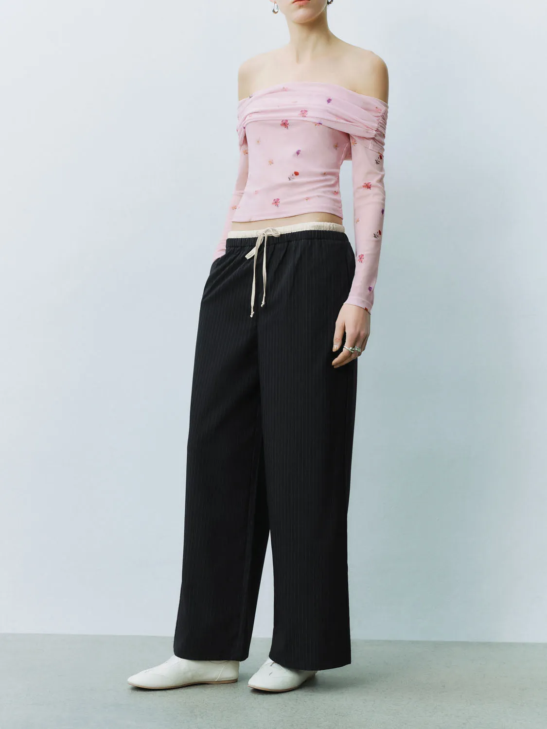 Wide-Leg Pants sold by Urban Revivo product image thumbnail 3