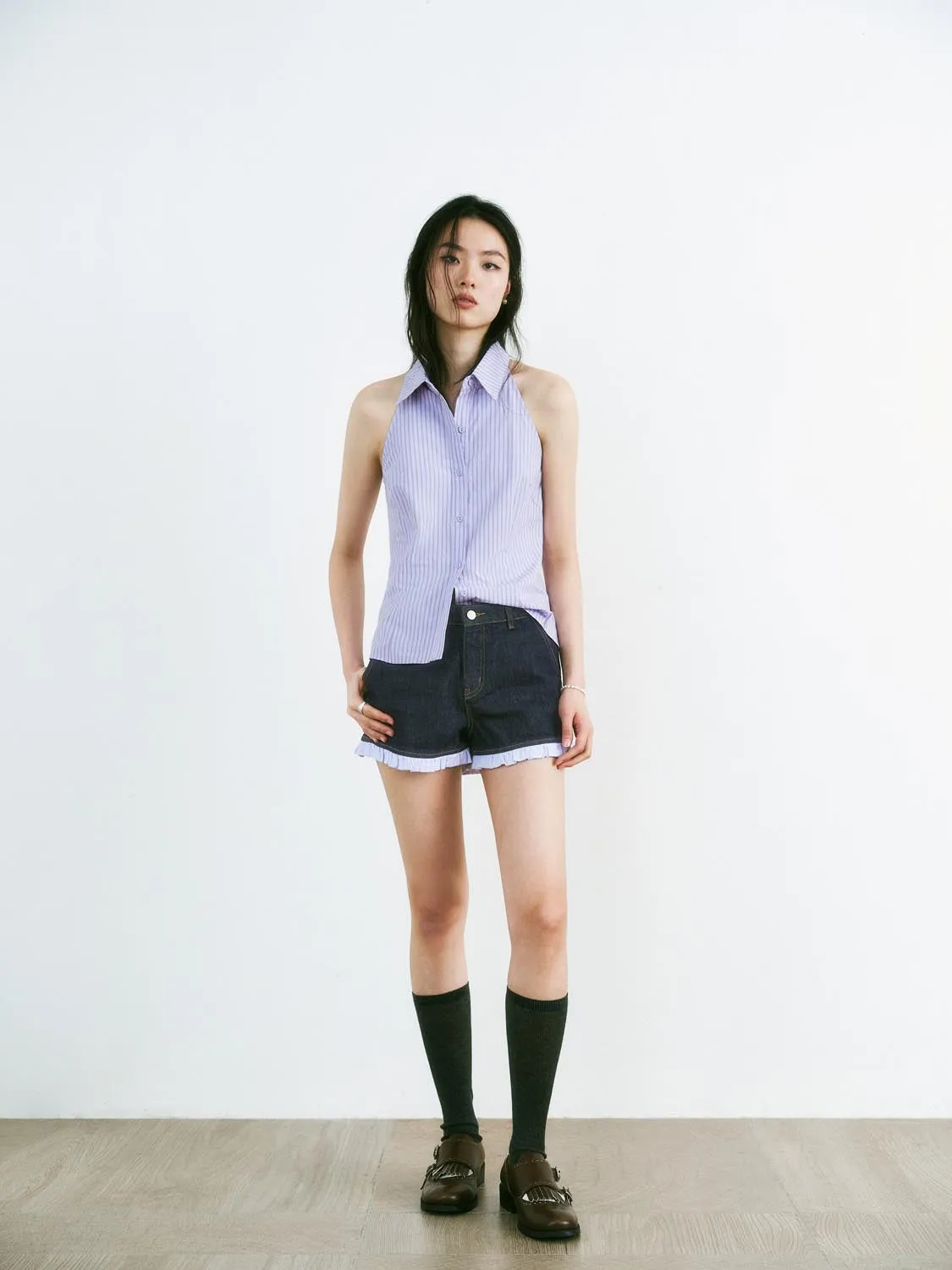 Sleeveless Striped Shirts sold by Urban Revivo product image thumbnail 3