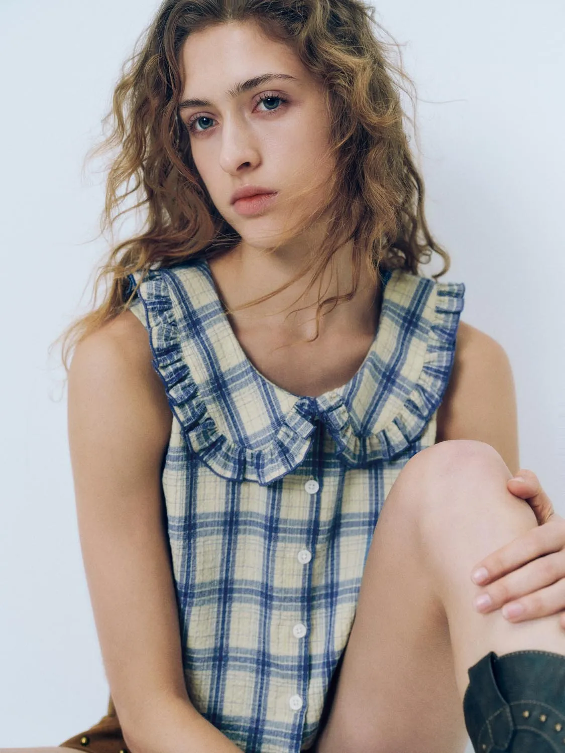 Plaid Sleeveless Shirts sold by Urban Revivo product image thumbnail 2