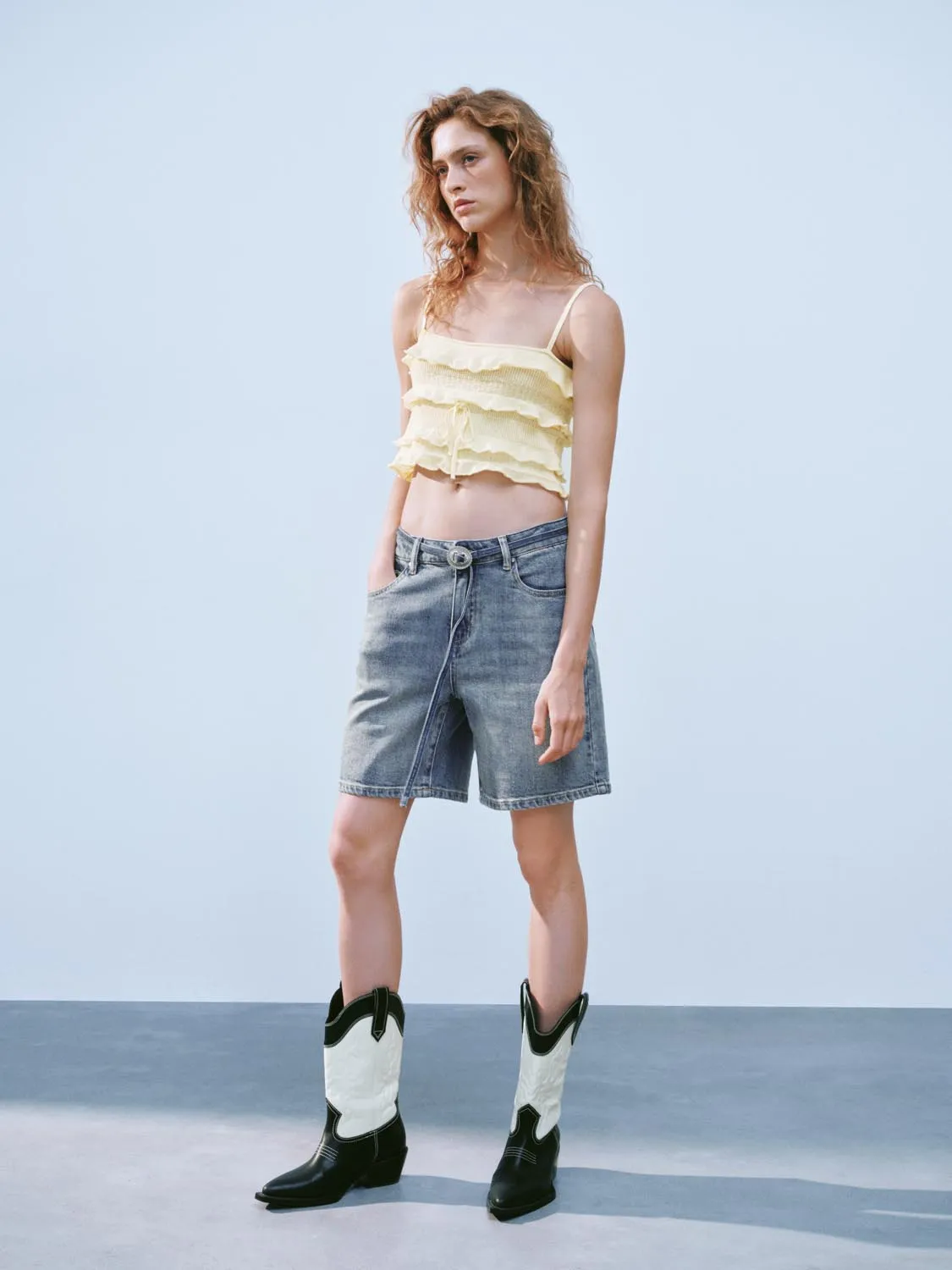 Denim Shorts sold by Urban Revivo product image thumbnail 4