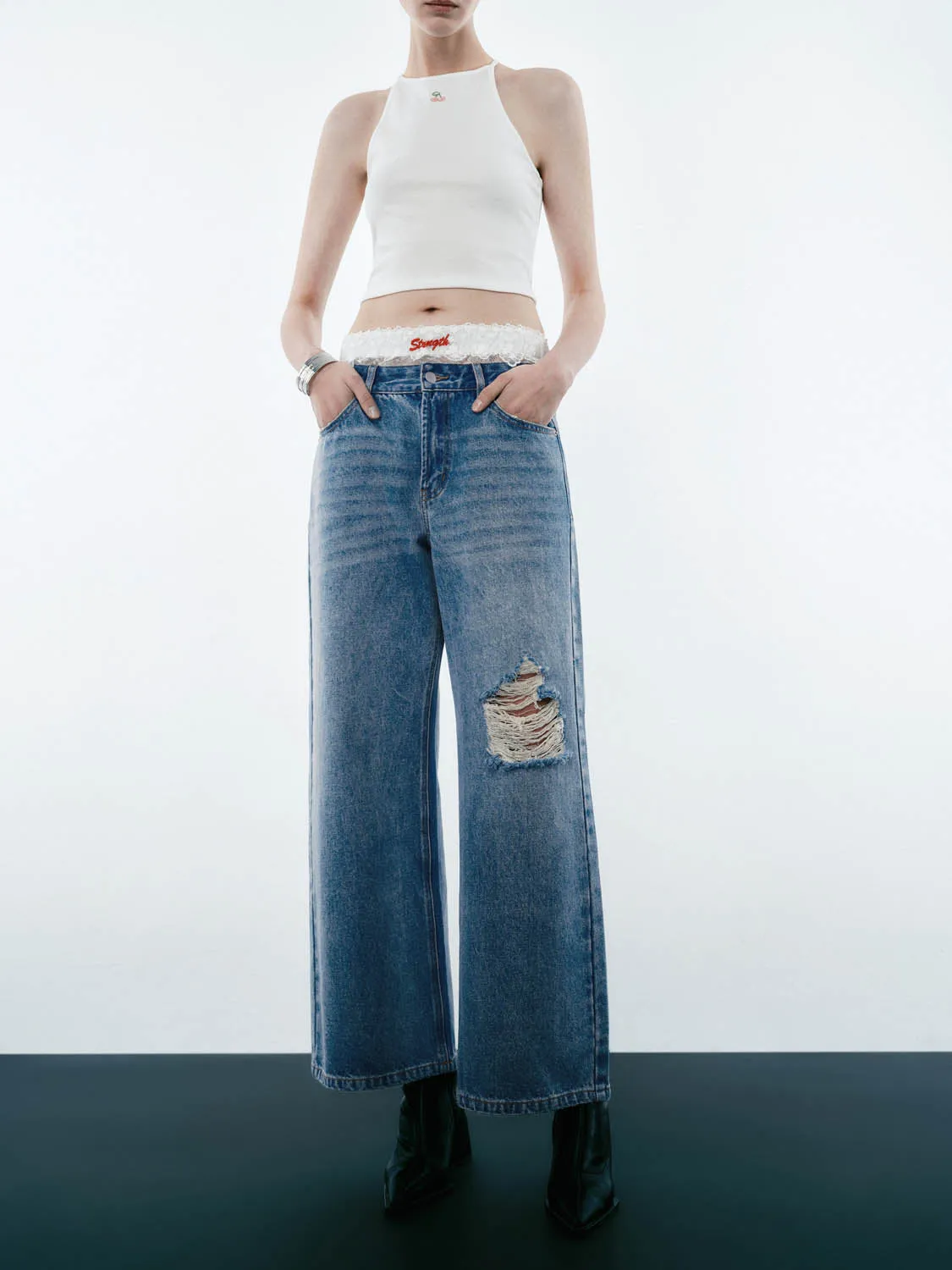 Denim Jeans sold by Urban Revivo product image thumbnail 2