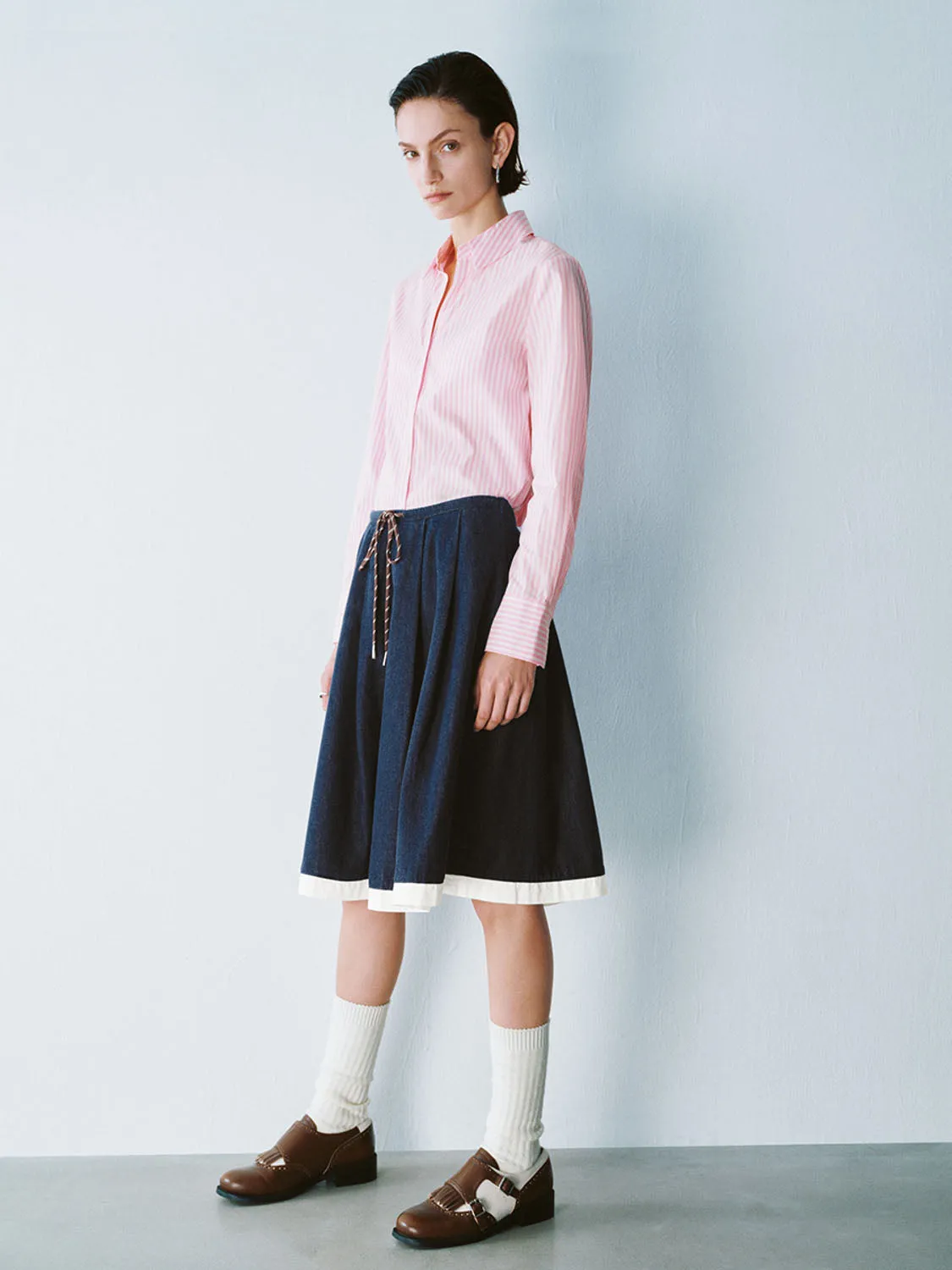 Button Up Long Sleeve Shirts sold by Urban Revivo product image thumbnail 4