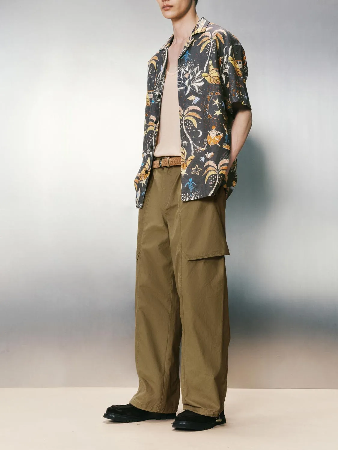 Wide-Leg Pants sold by Urban Revivo product image thumbnail 3