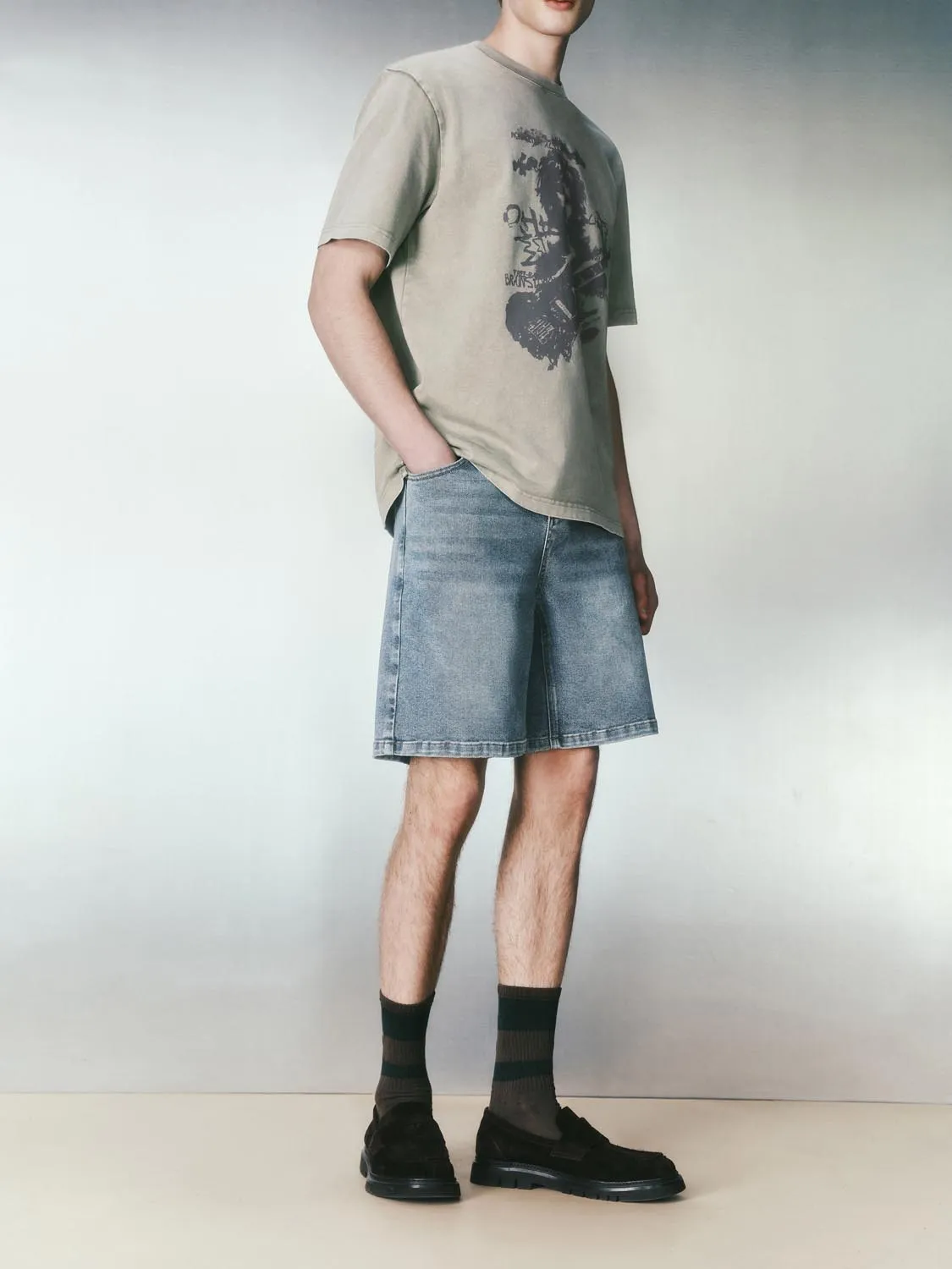 Vogue Denim Shorts sold by Urban Revivo product image thumbnail 3