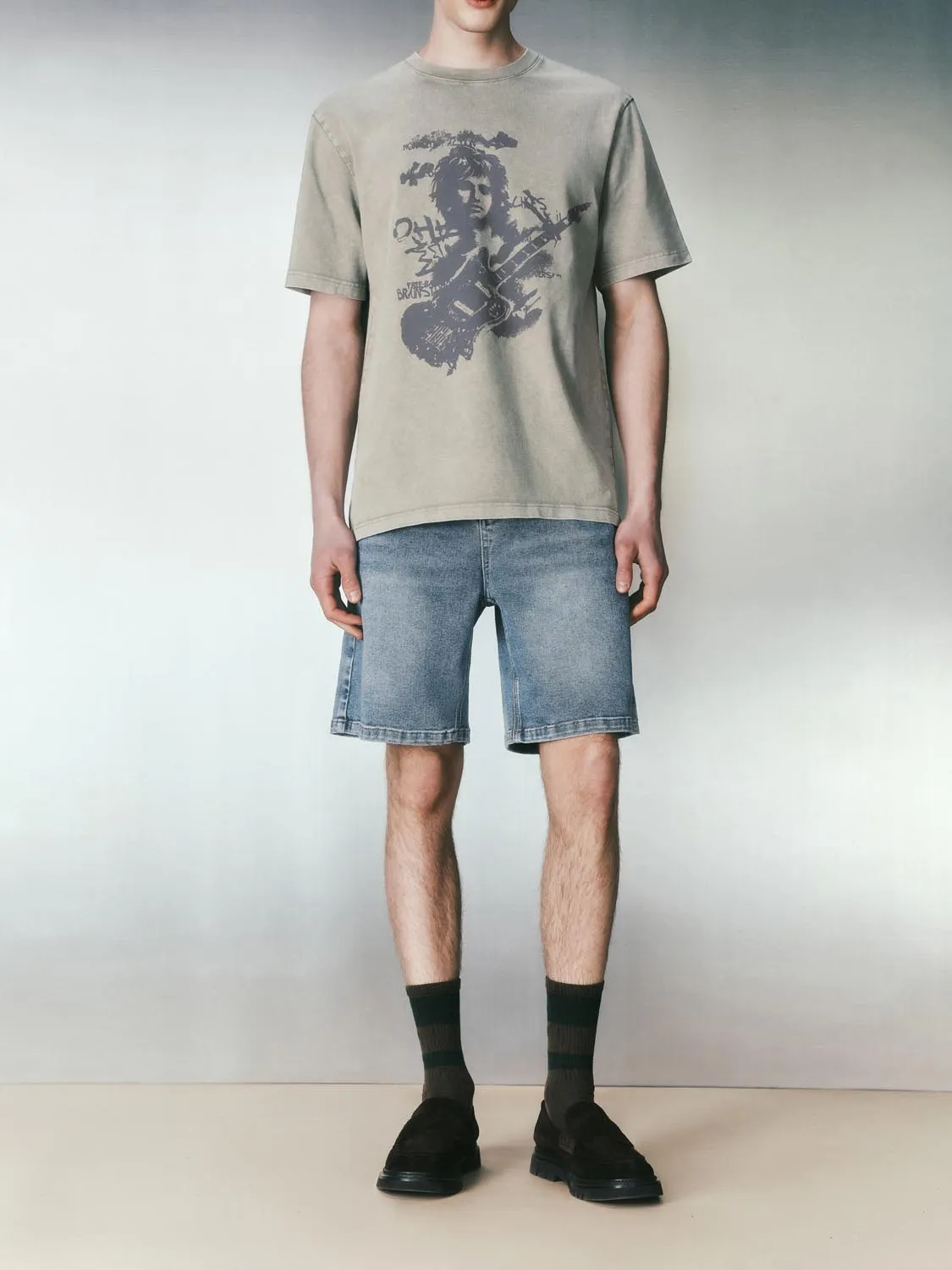 Vogue Denim Shorts sold by Urban Revivo product image thumbnail 2