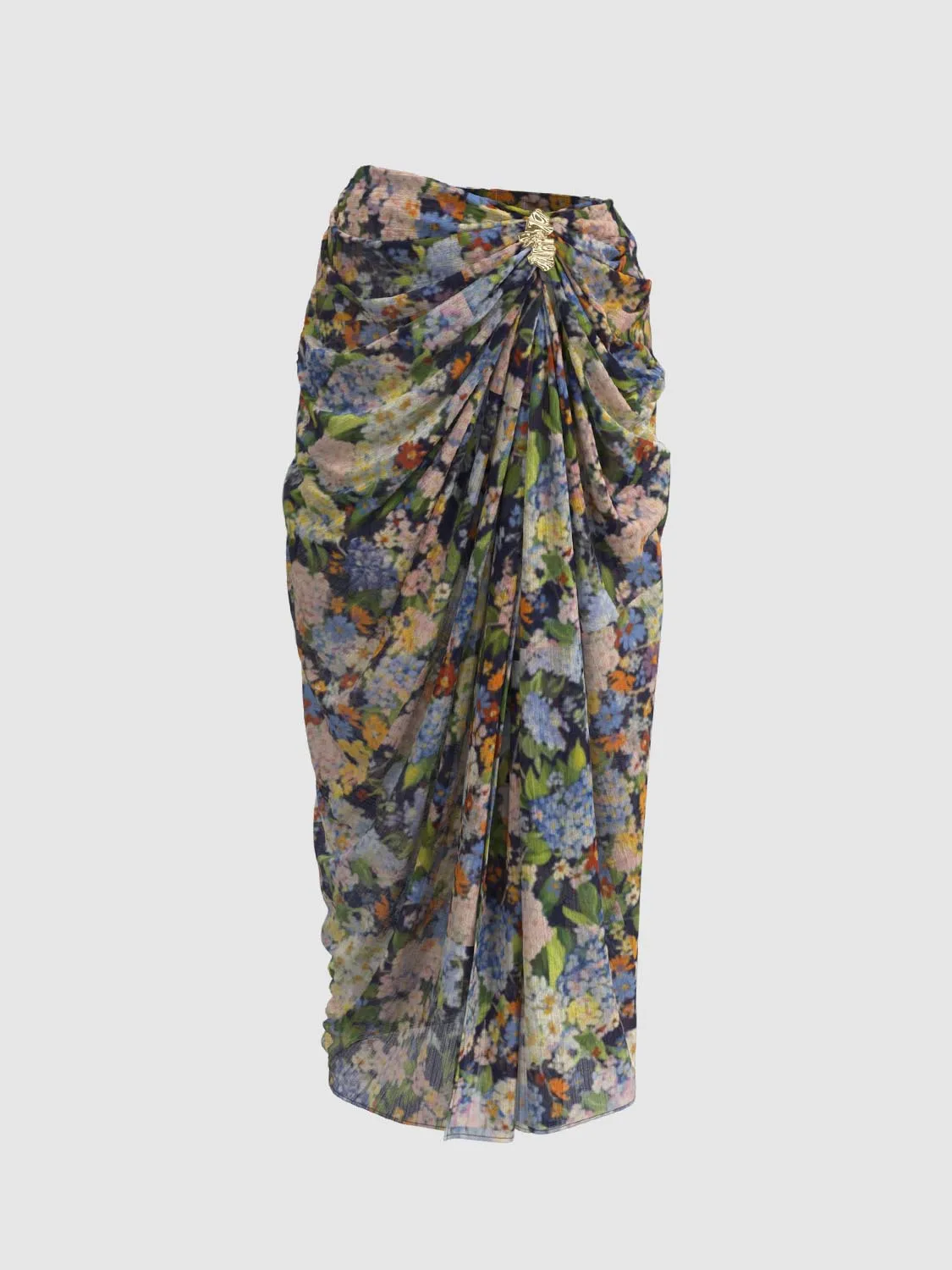 Floral Draped Skirts sold by Urban Revivo product image thumbnail 5