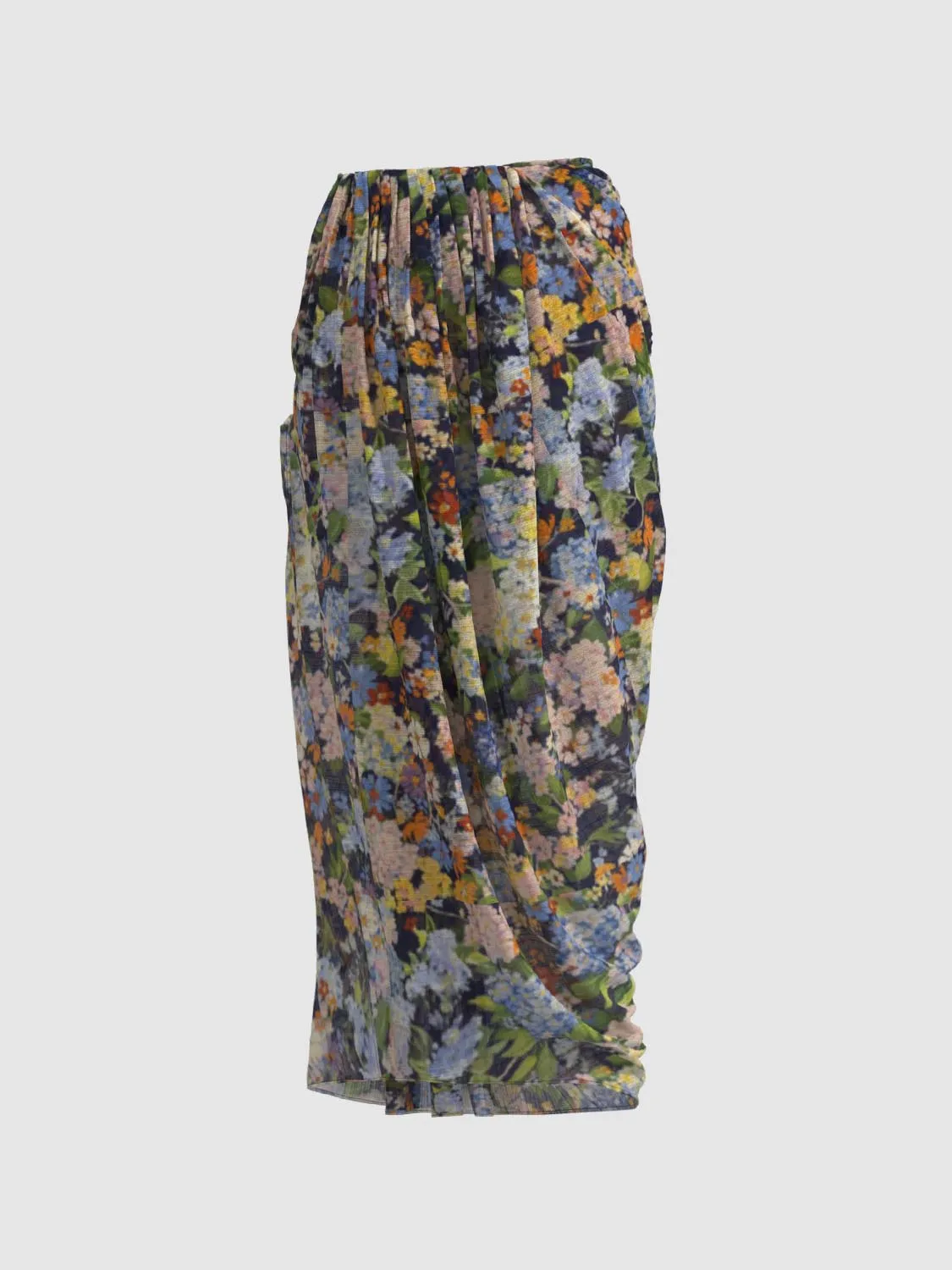 Floral Draped Skirts sold by Urban Revivo product image thumbnail 3