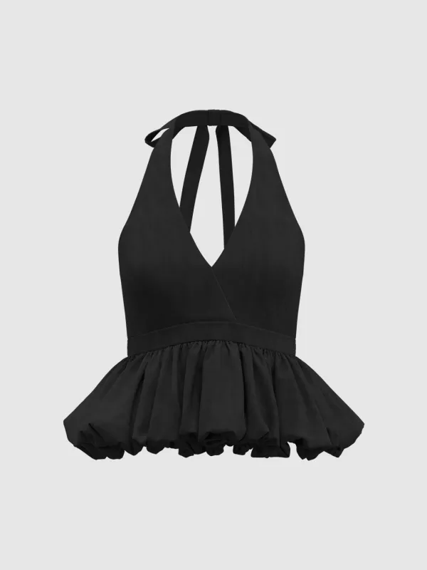 Halter Neck Cami Tops sold by Urban Revivo