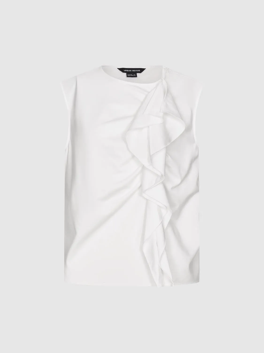 Ruched Sleeveless Blouses sold by Urban Revivo