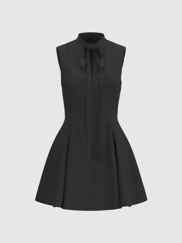 Lace Up Front A-Line Dresses sold by Urban Revivo