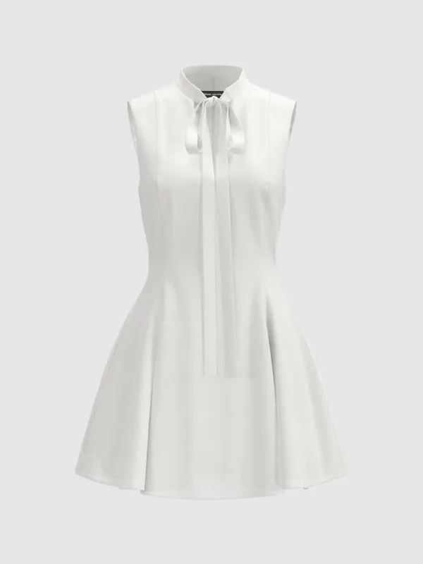 Lace Up Front A-Line Dresses sold by Urban Revivo