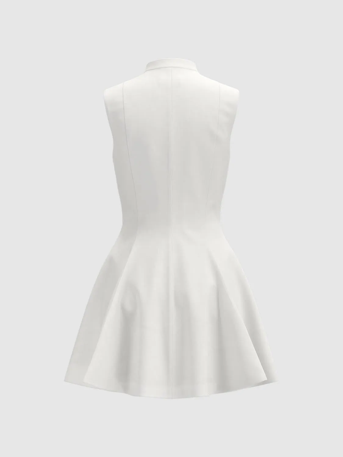 Lace Up Front A-Line Dresses sold by Urban Revivo product image thumbnail 2