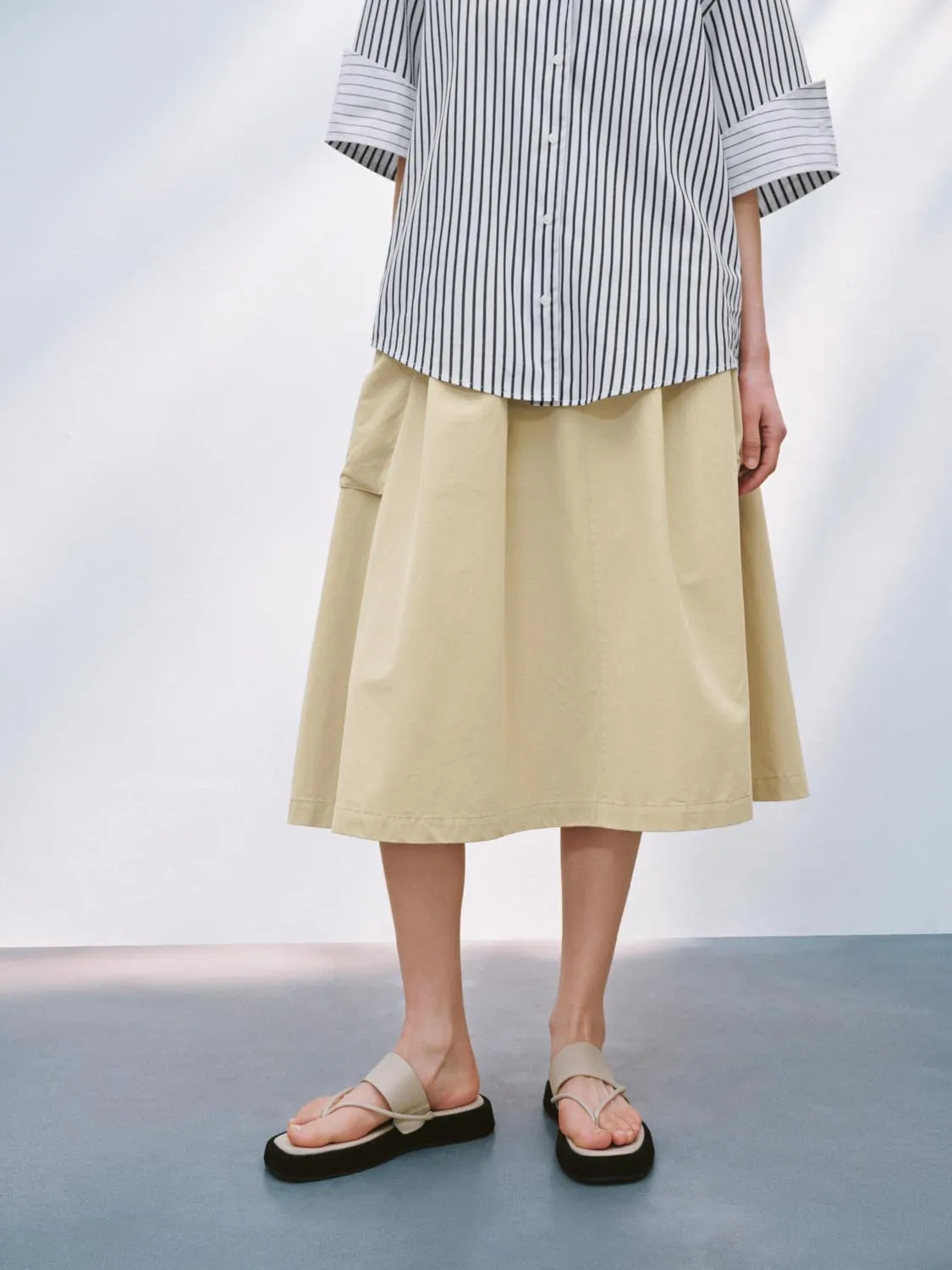 Loose A-Line Skirts sold by Urban Revivo product image thumbnail 2