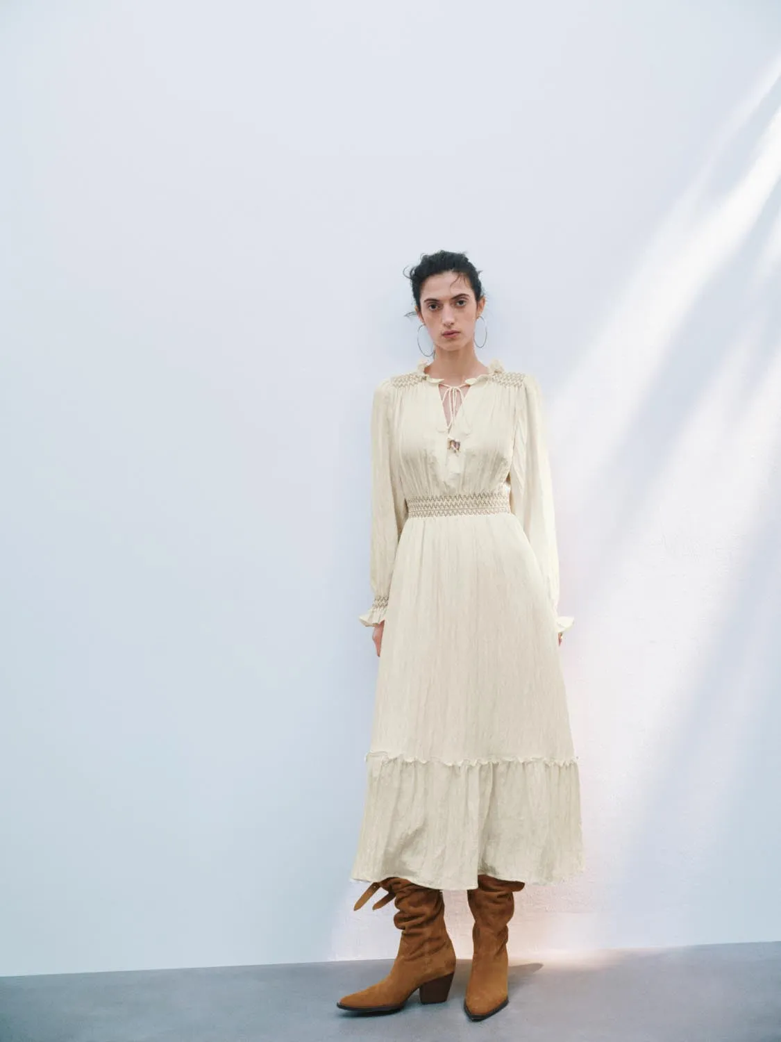 Ruffle Hem Skater Dresses sold by Urban Revivo product image thumbnail 5