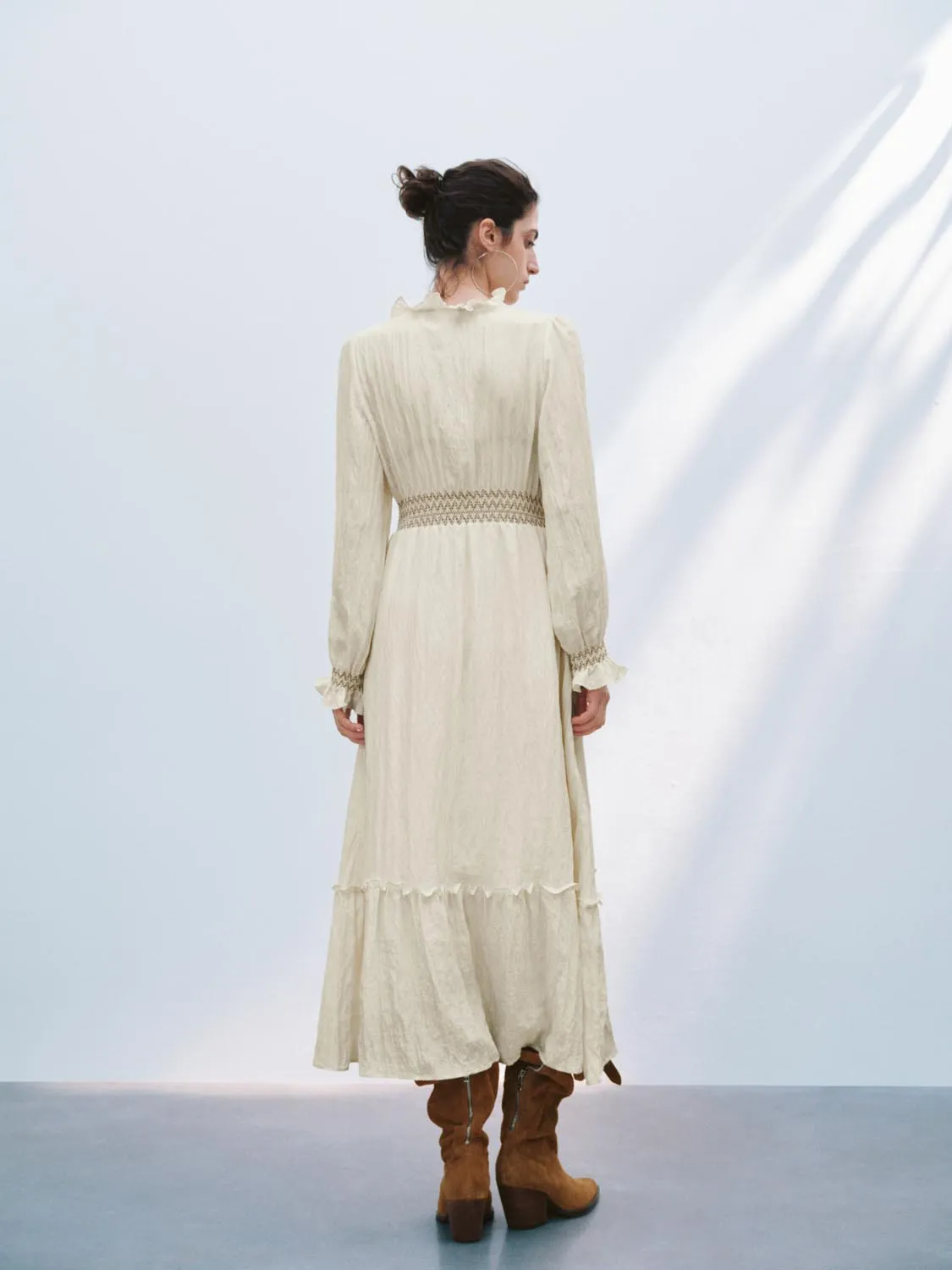 Ruffle Hem Skater Dresses sold by Urban Revivo product image thumbnail 4