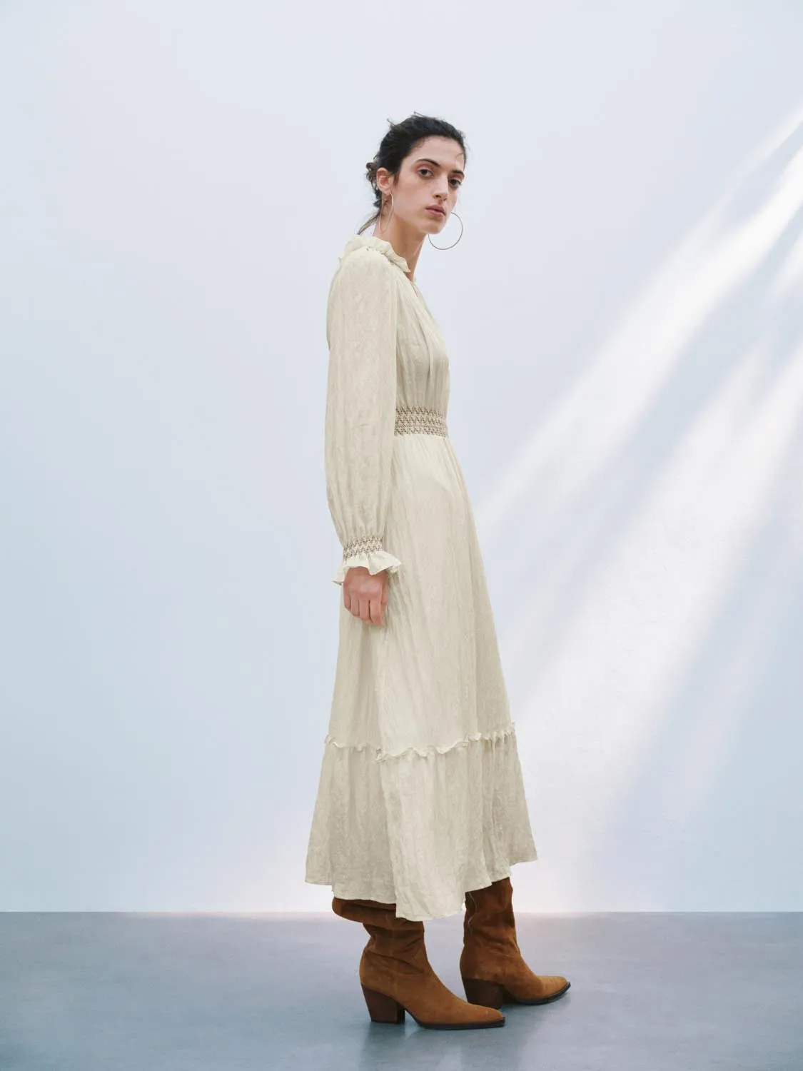 Ruffle Hem Skater Dresses sold by Urban Revivo product image thumbnail 2