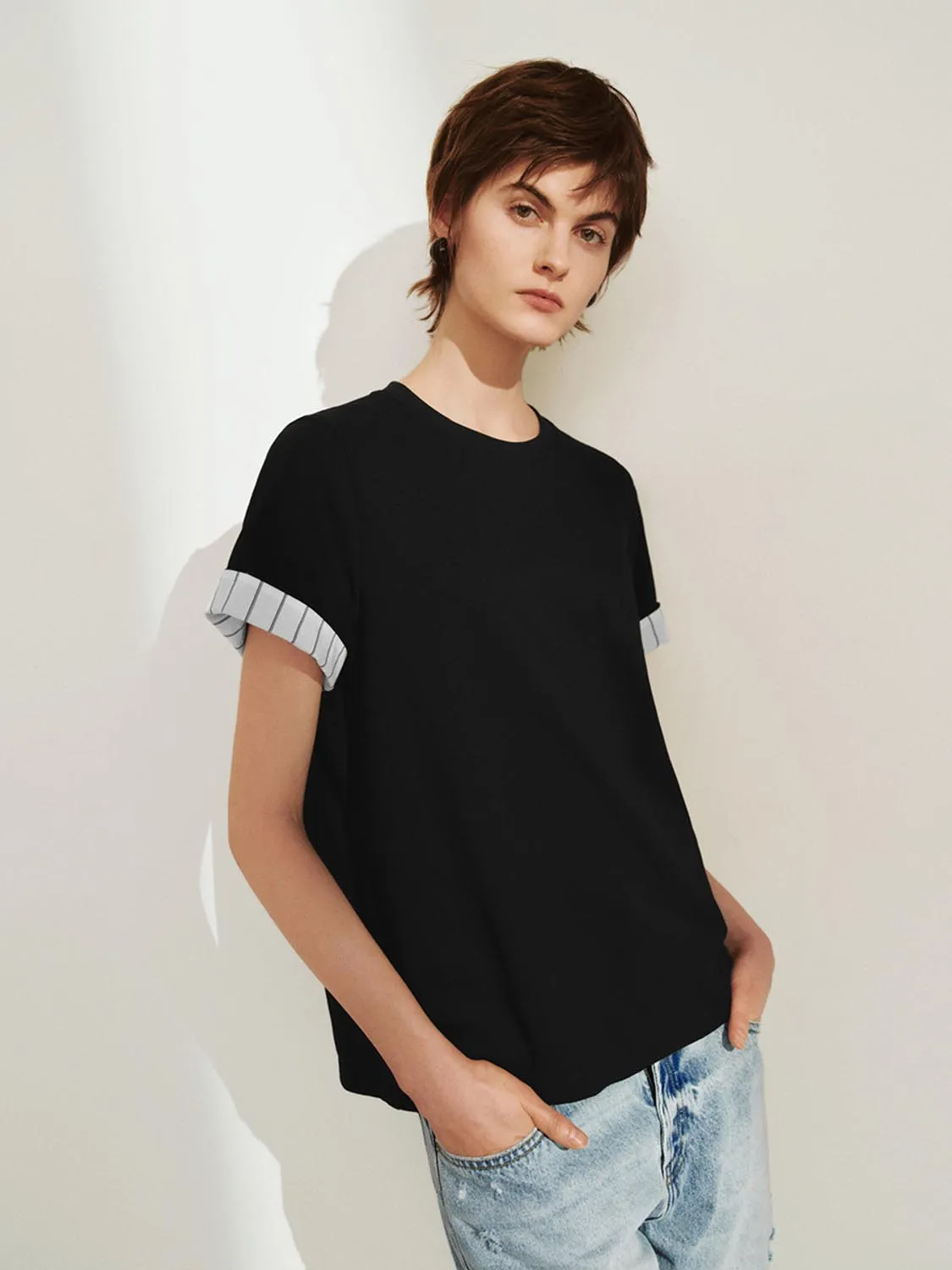 Loose Short Sleeve T-Shirts sold by Urban Revivo