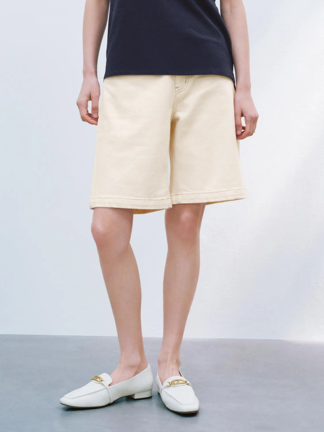 Denim Shorts sold by Urban Revivo product image thumbnail 2