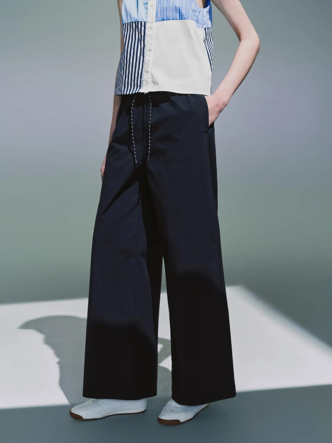 Wide-Leg Pants sold by Urban Revivo product image thumbnail 3