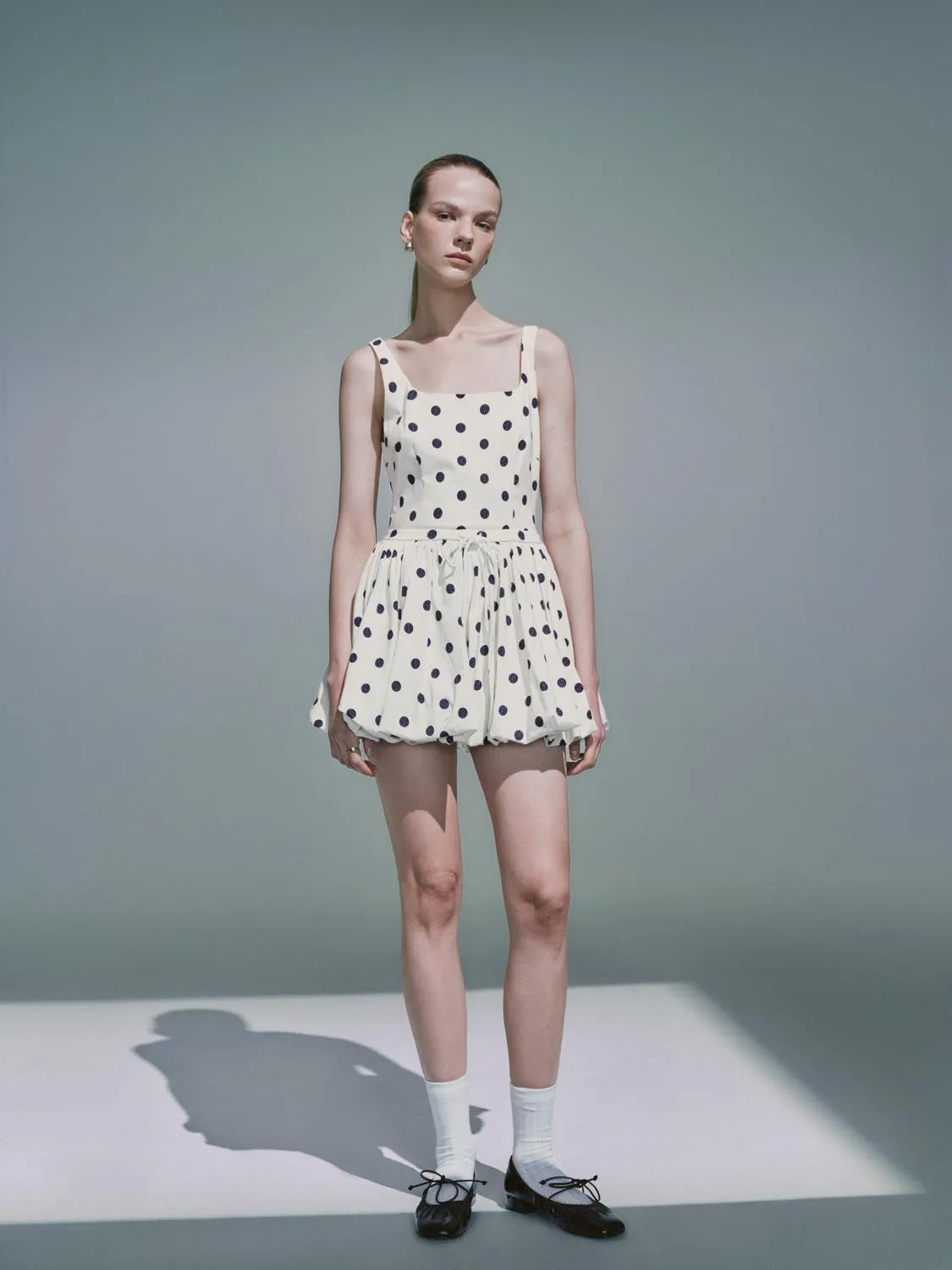 Dotted Cami A-Line Dresses sold by Urban Revivo product image thumbnail 5