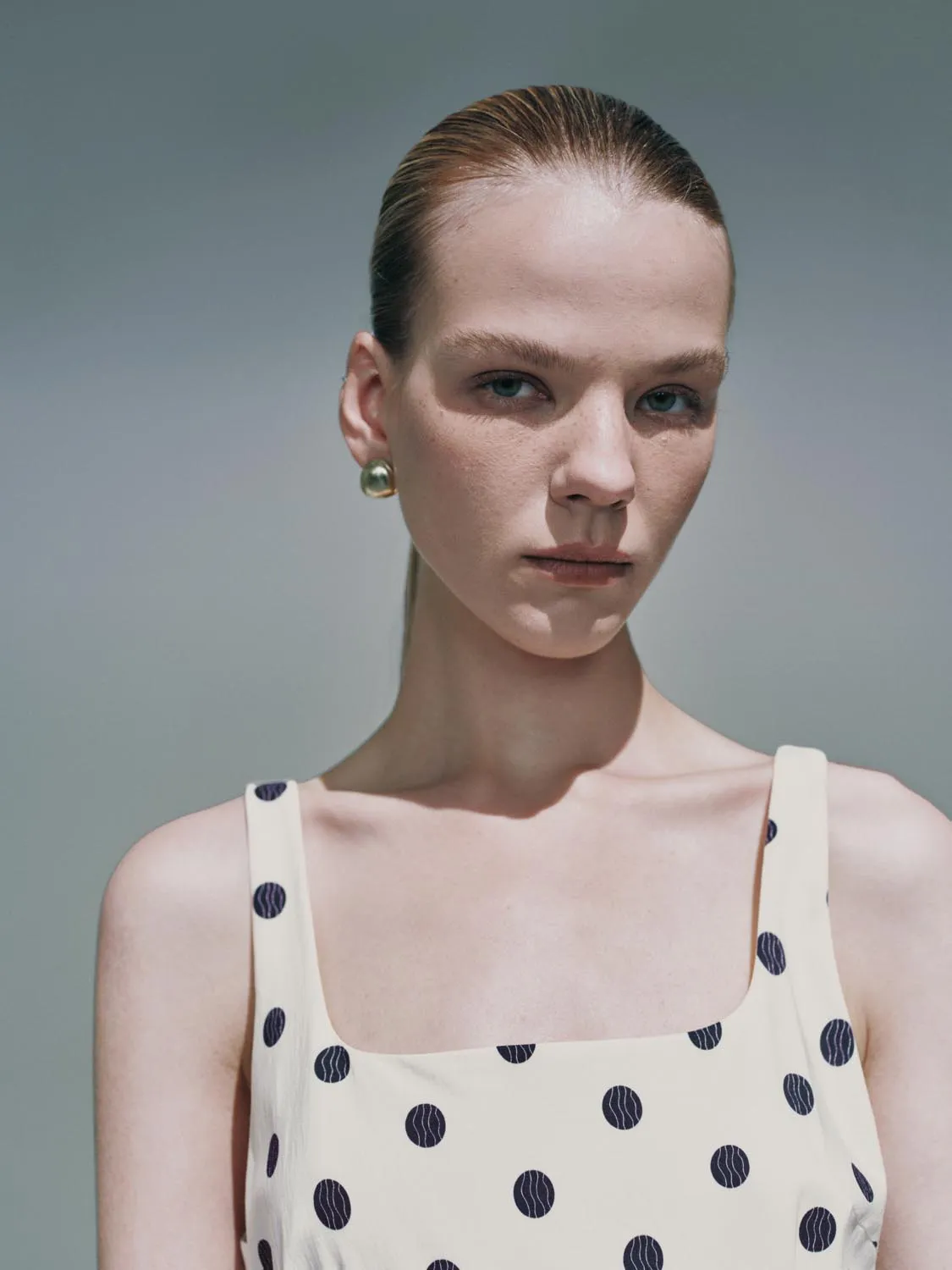 Dotted Cami A-Line Dresses sold by Urban Revivo product image thumbnail 3