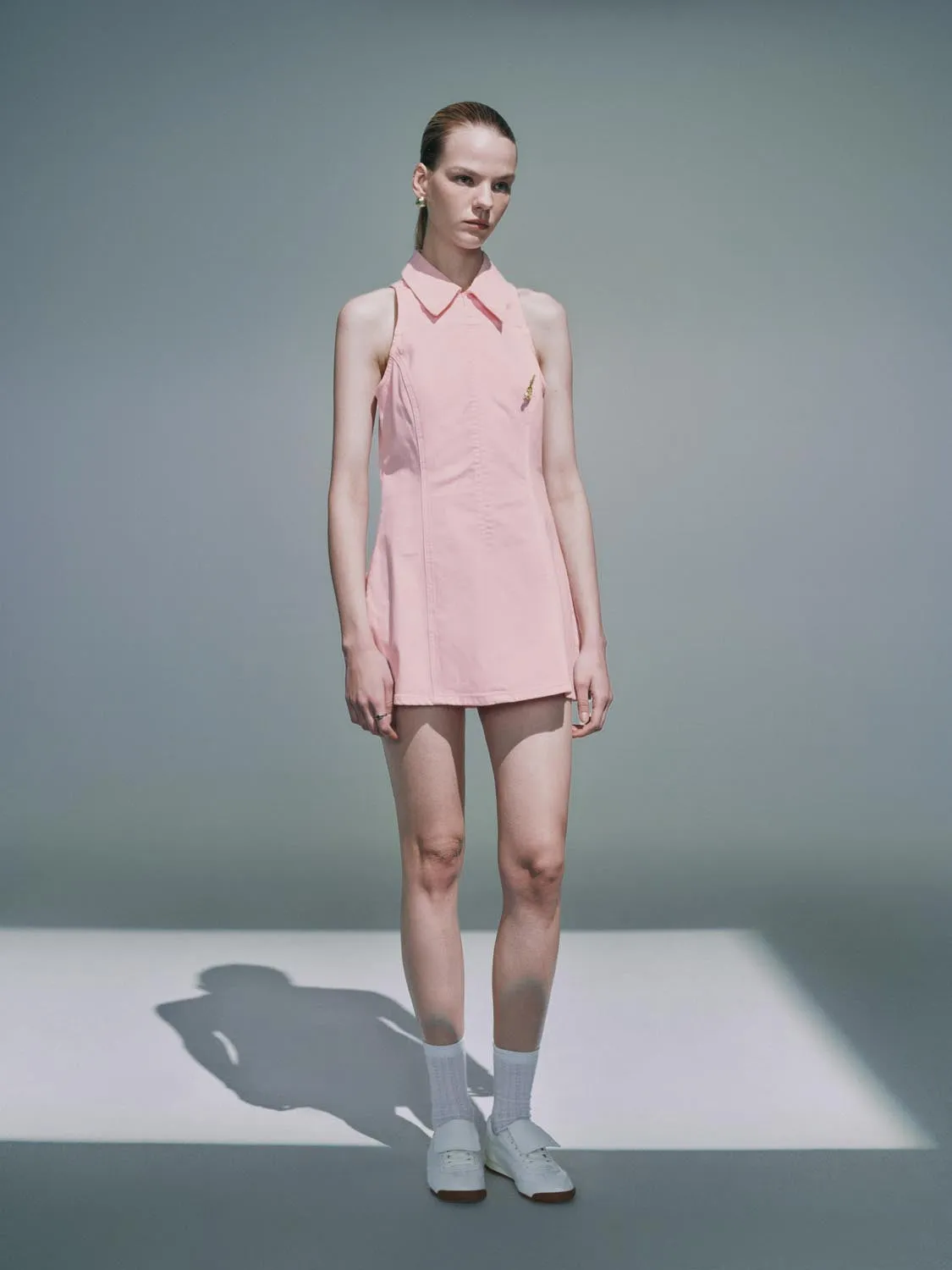 Sleeveless Denim Dresses sold by Urban Revivo product image thumbnail 4