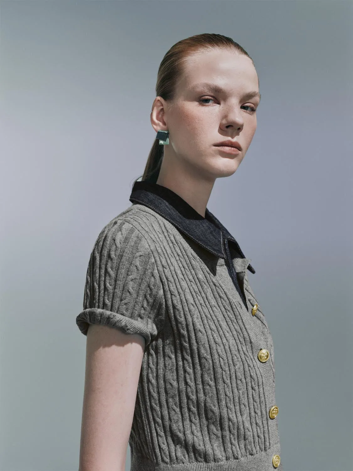 Plaid Hem Short Sleeve Cardigans sold by Urban Revivo product image thumbnail 3