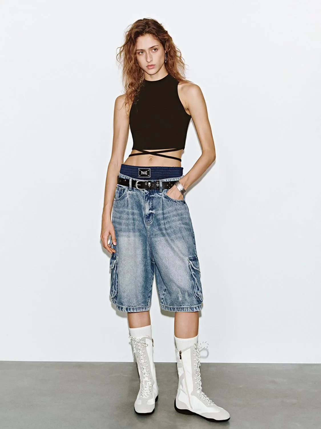 Vogue Denim Shorts sold by Urban Revivo product image thumbnail 5