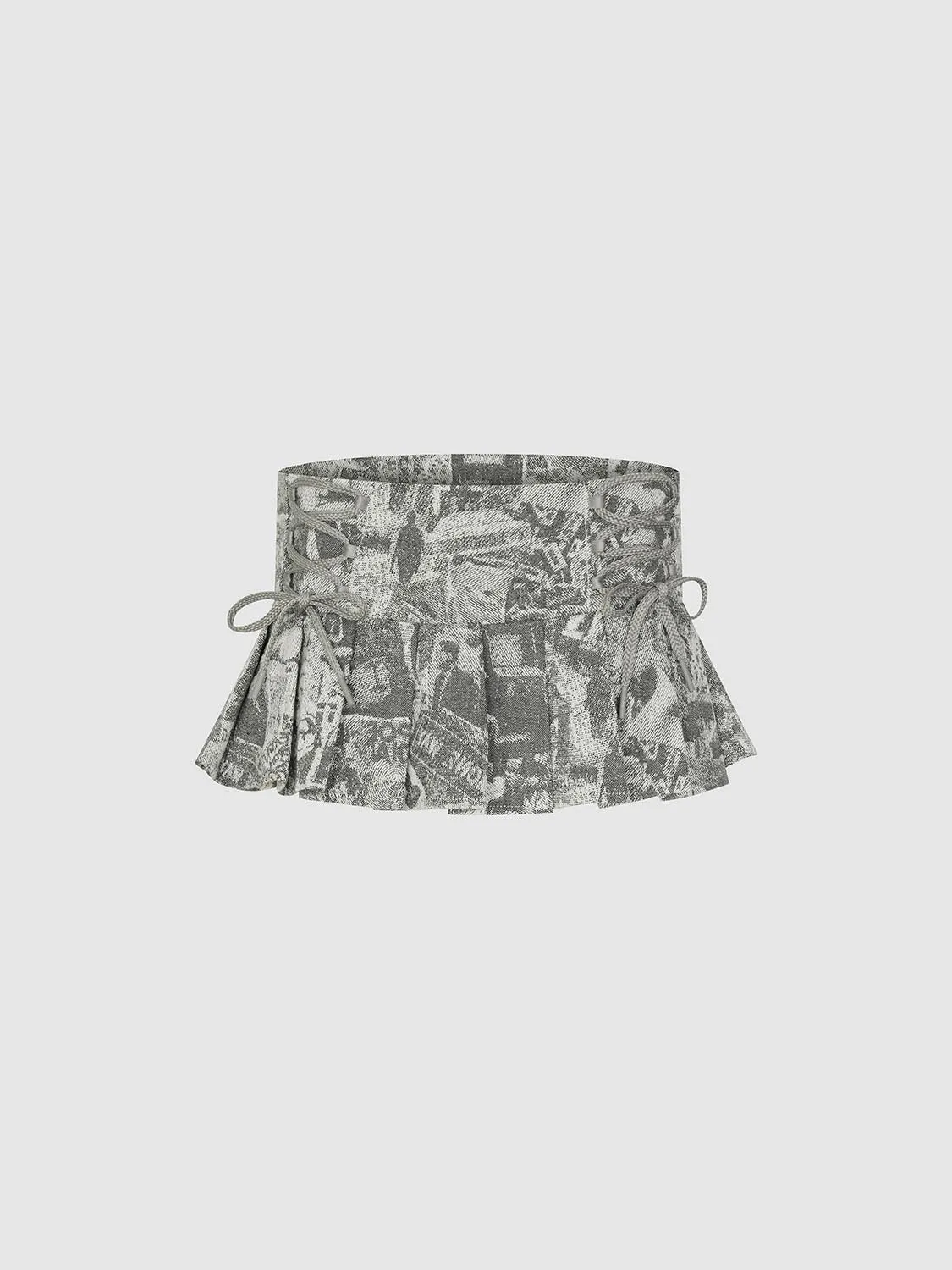 Pleated Denim Skirts sold by Urban Revivo