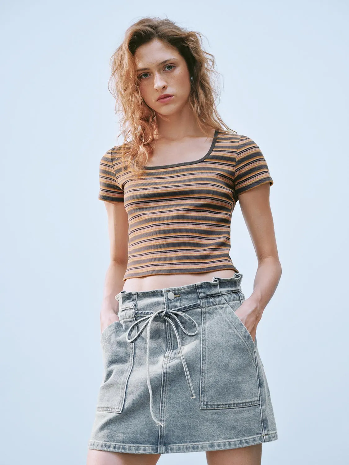 Striped Short Sleeve T-Shirts sold by Urban Revivo