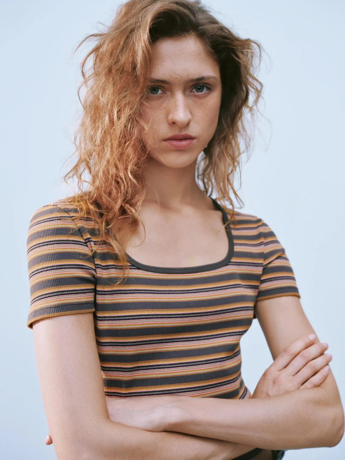 Striped Short Sleeve T-Shirts sold by Urban Revivo product image thumbnail 3
