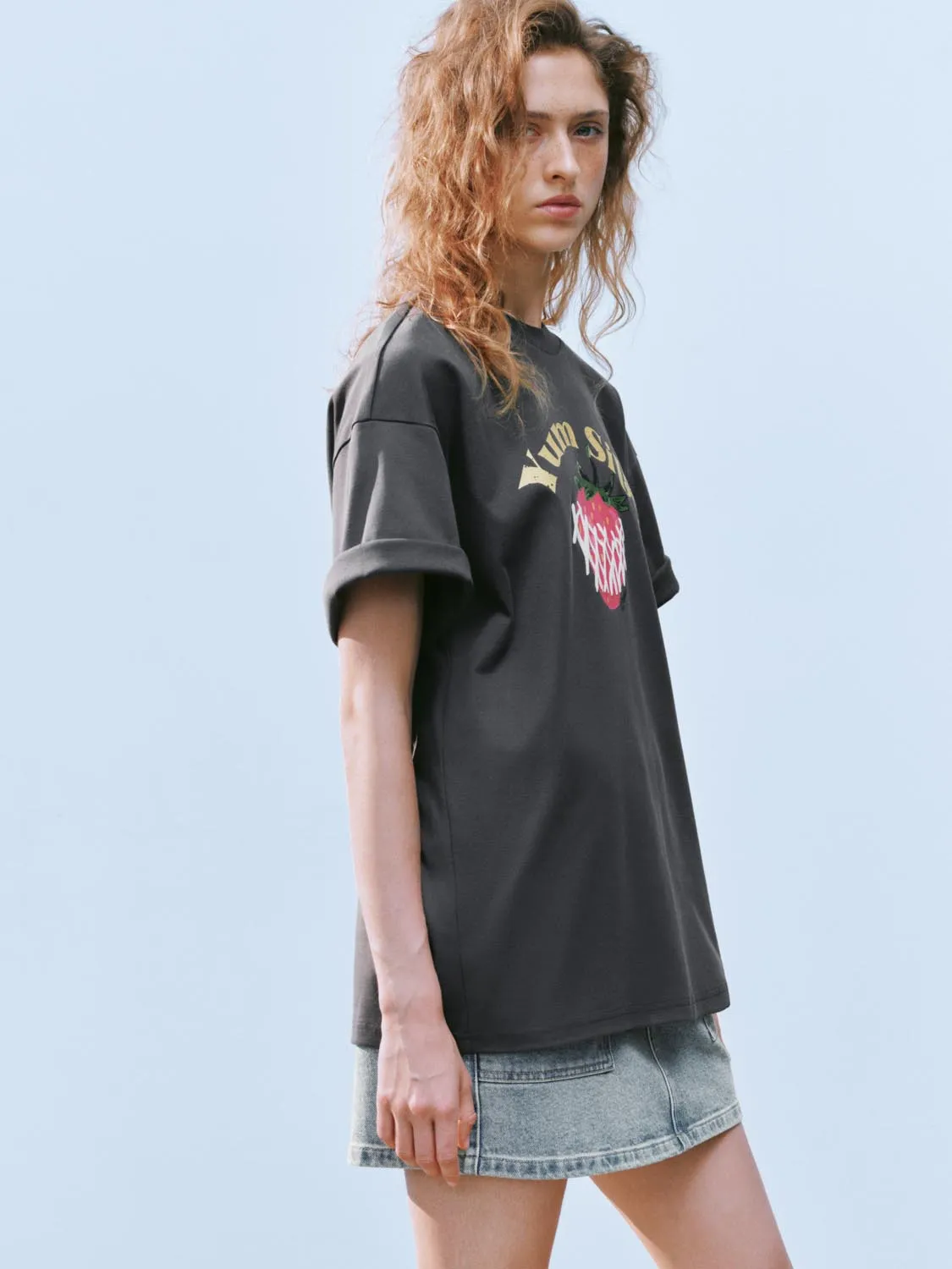 Printed Short Sleeve T-Shirts sold by Urban Revivo product image thumbnail 2