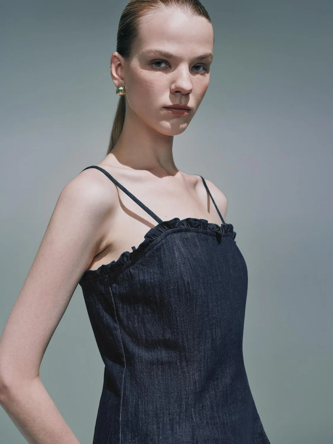Cami Denim Dresses sold by Urban Revivo product image thumbnail 3