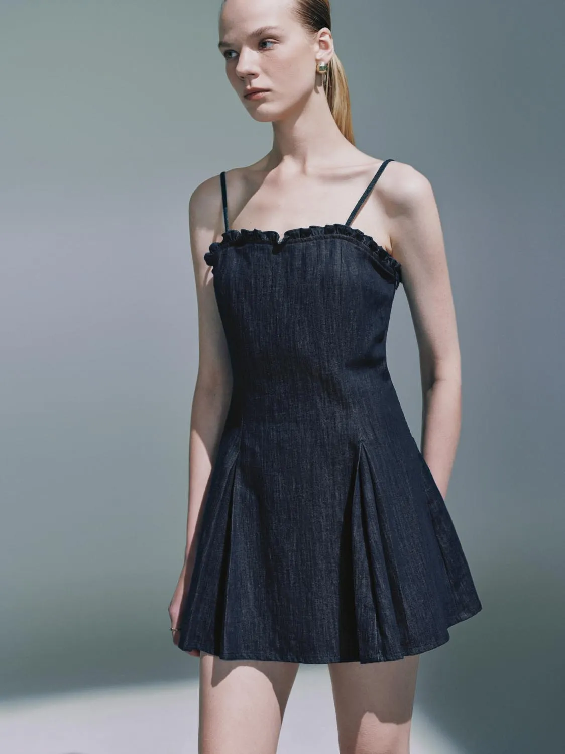 Cami Denim Dresses sold by Urban Revivo product image thumbnail 2