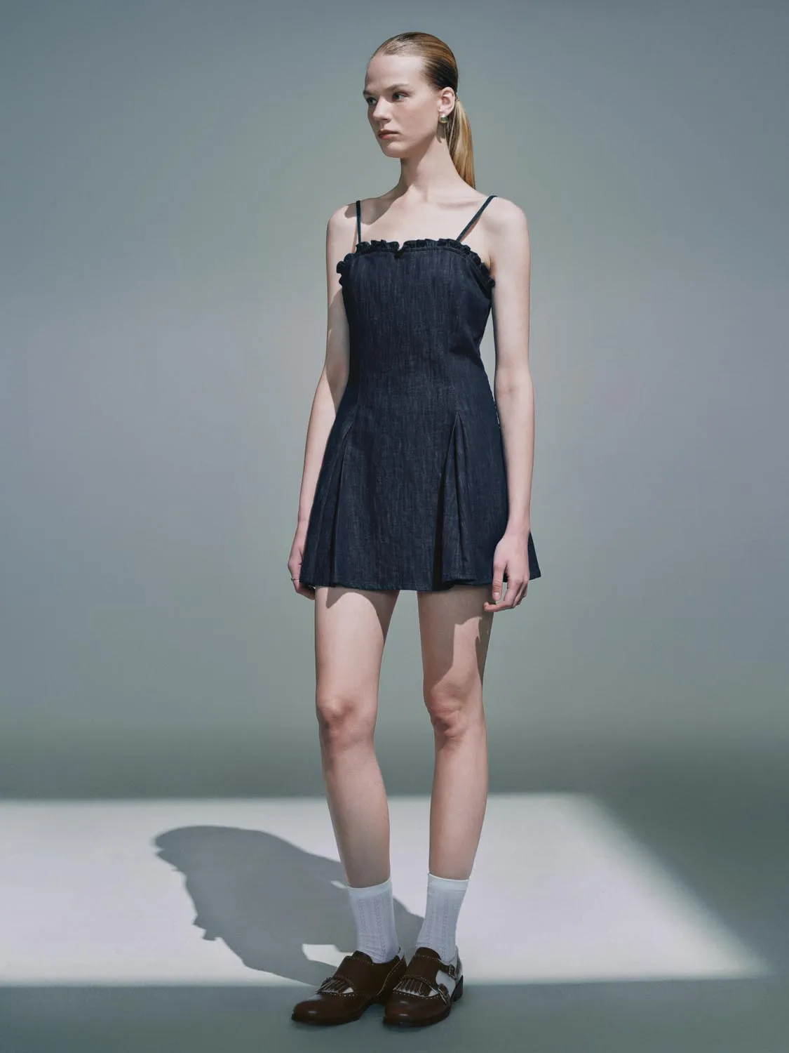 Cami Denim Dresses sold by Urban Revivo product image thumbnail 4