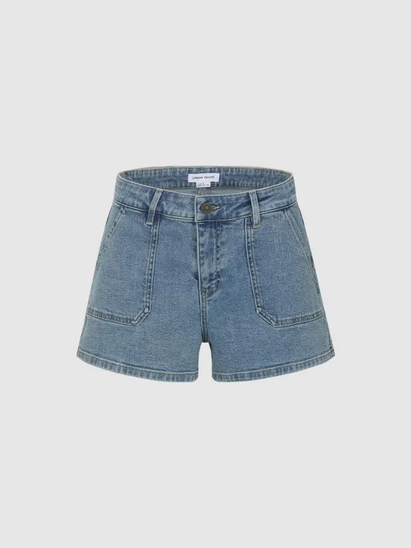Denim Shorts sold by Urban Revivo