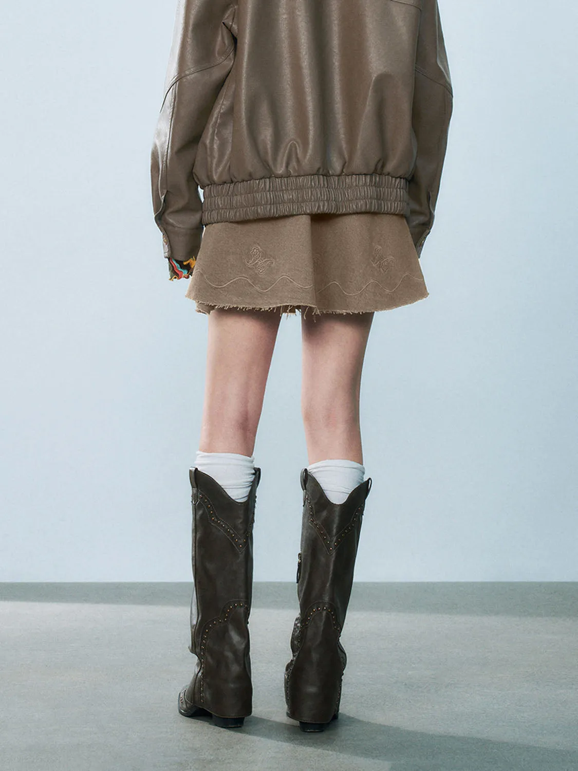 Elastic Denim Skirts sold by Urban Revivo product image thumbnail 3