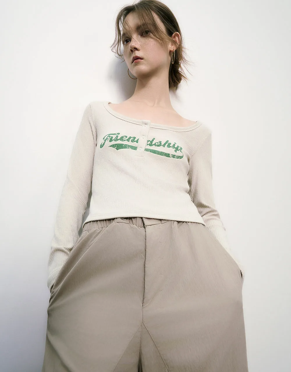 Crew Neck Skinny Knitted T-Shirt sold by Urban Revivo product image thumbnail 3
