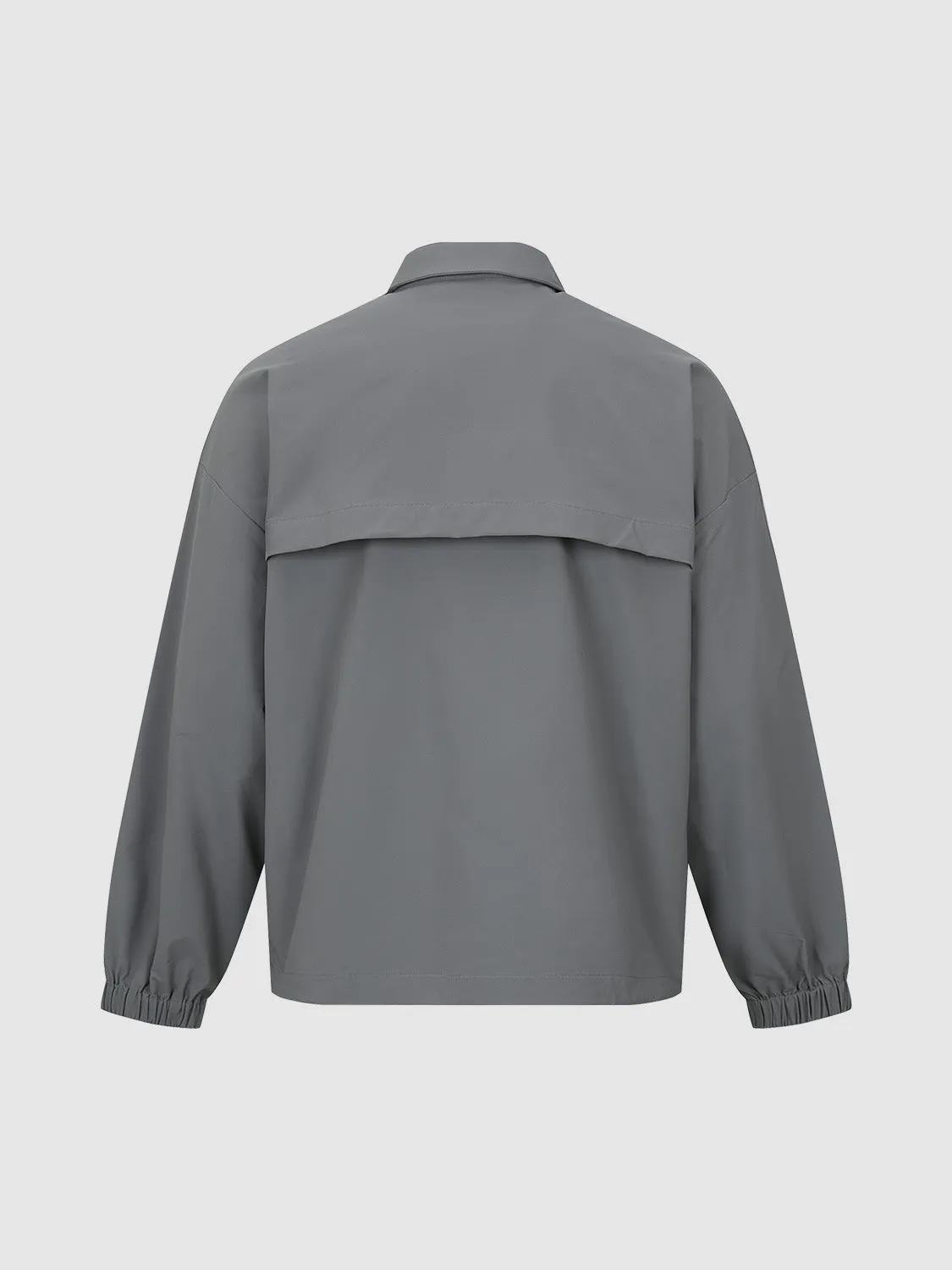 Zipper Front Oversized Jacket sold by Urban Revivo product image thumbnail 2