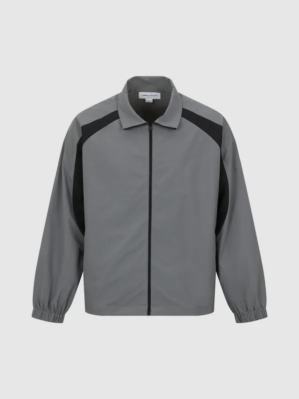 Zipper Front Oversized Jacket sold by Urban Revivo