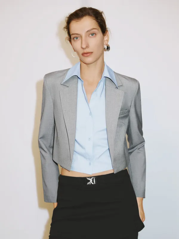 Notched Collar Blazers sold by Urban Revivo