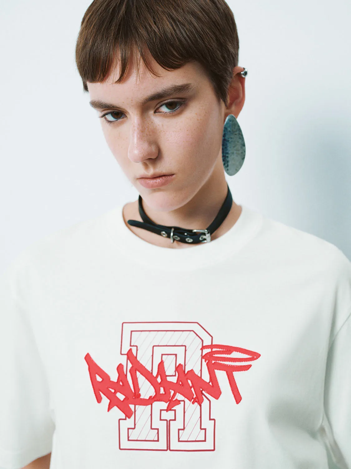 Loose Short Sleeve T-Shirts sold by Urban Revivo product image thumbnail 5