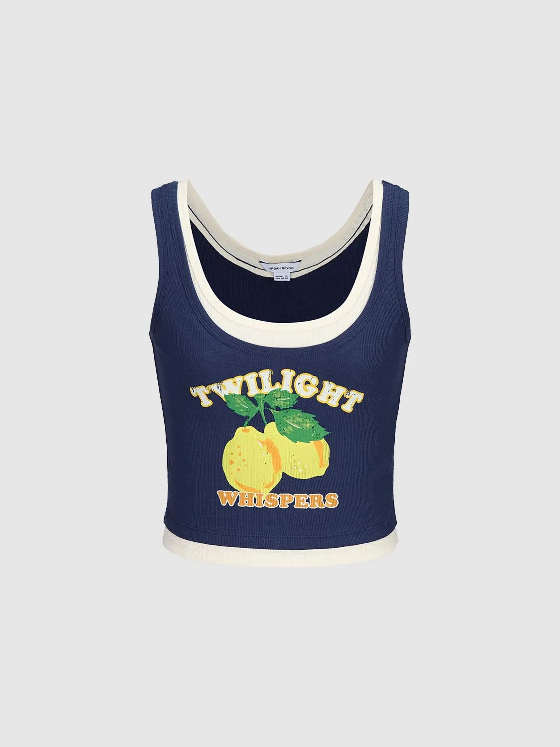 Cropped Tank Tops sold by Urban Revivo product image thumbnail 3