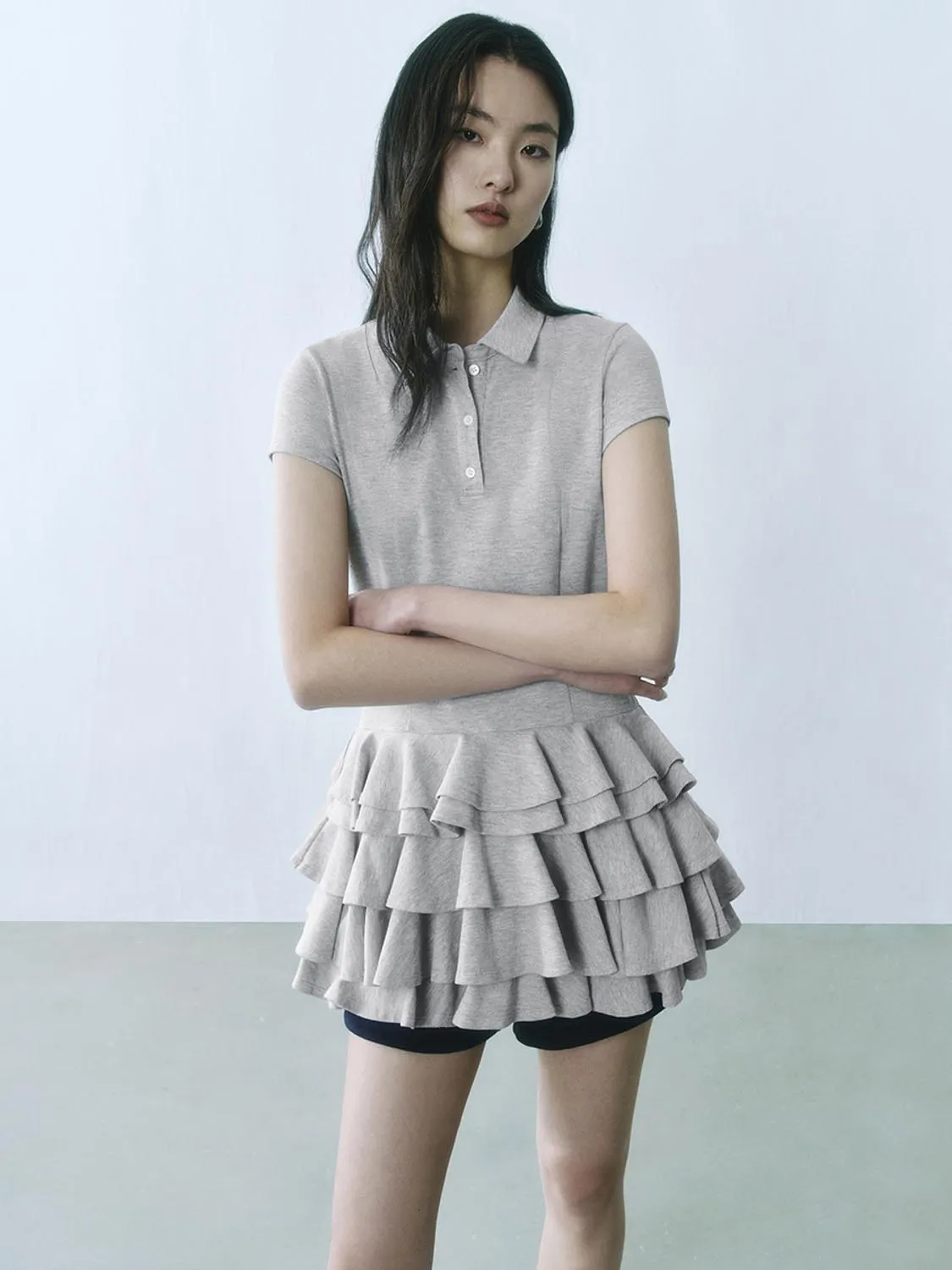 Cami Tiered A-Line Dresses sold by Urban Revivo product image thumbnail 4