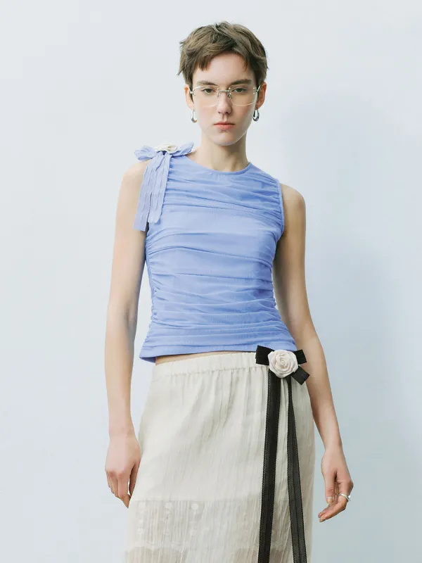 Bow Decor Tank Tops sold by Urban Revivo